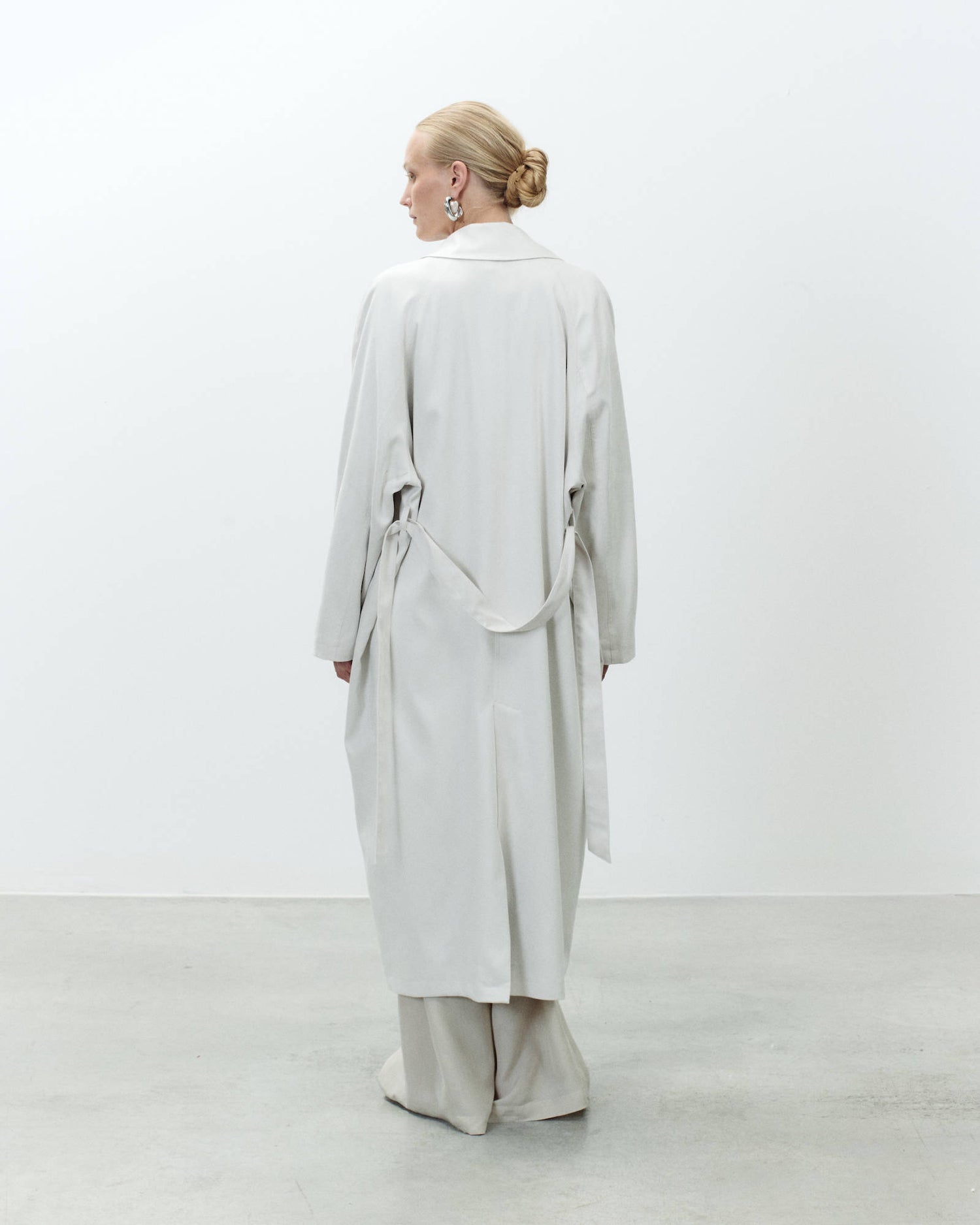 LONG DAINETTO TRENCH COAT
