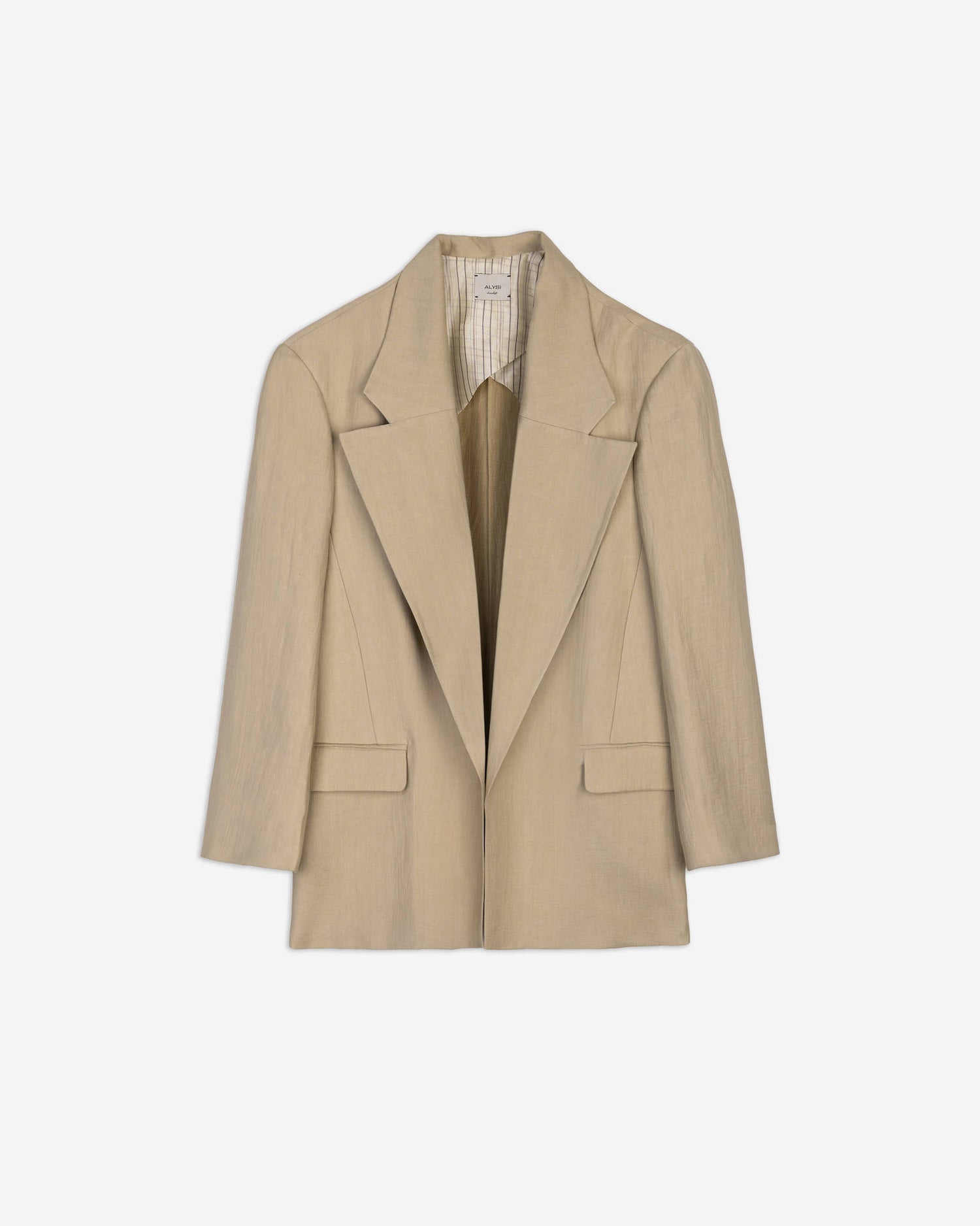 OVERSIZED LINEN BLAZER