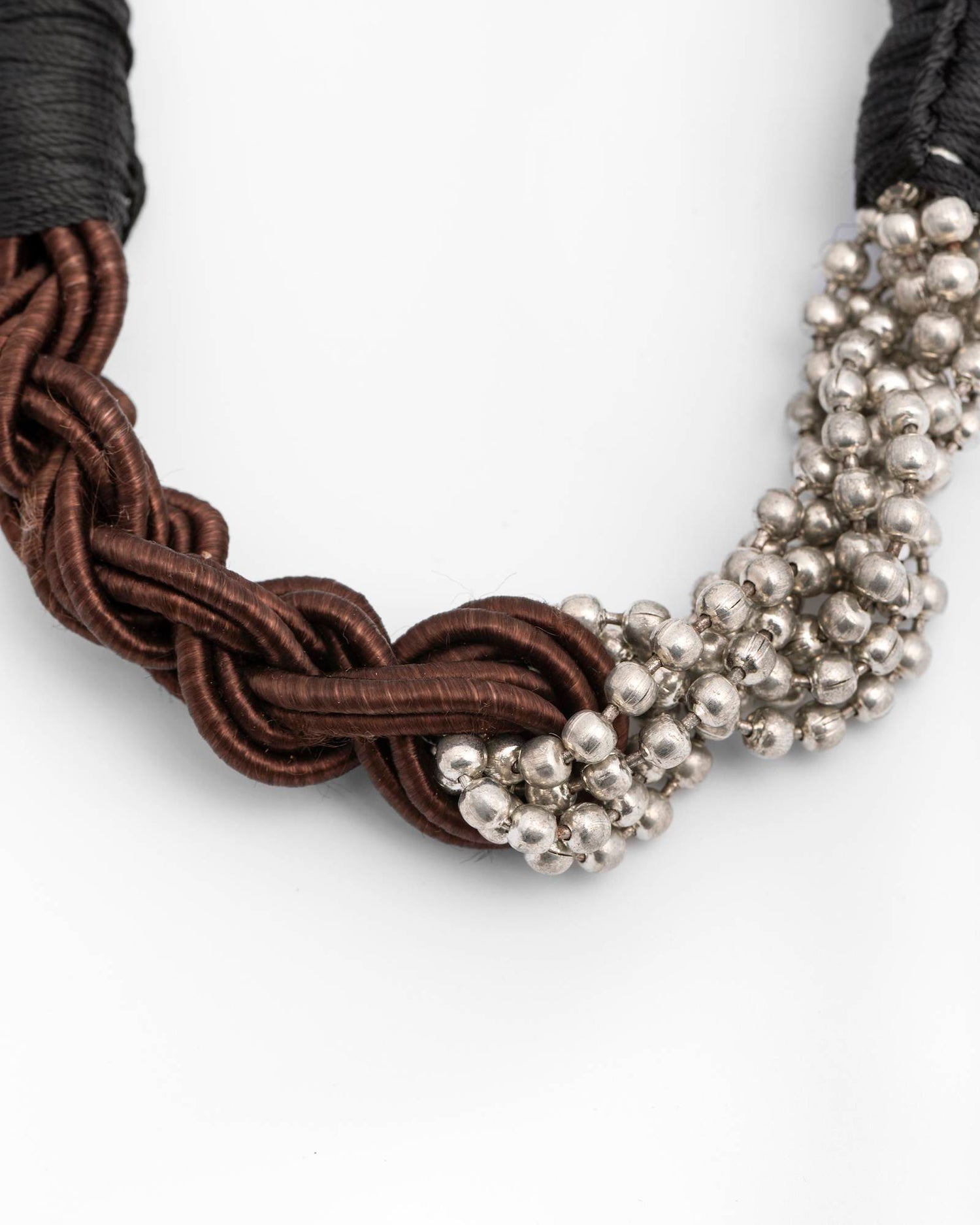 BRAIDED BEADED BRACELET