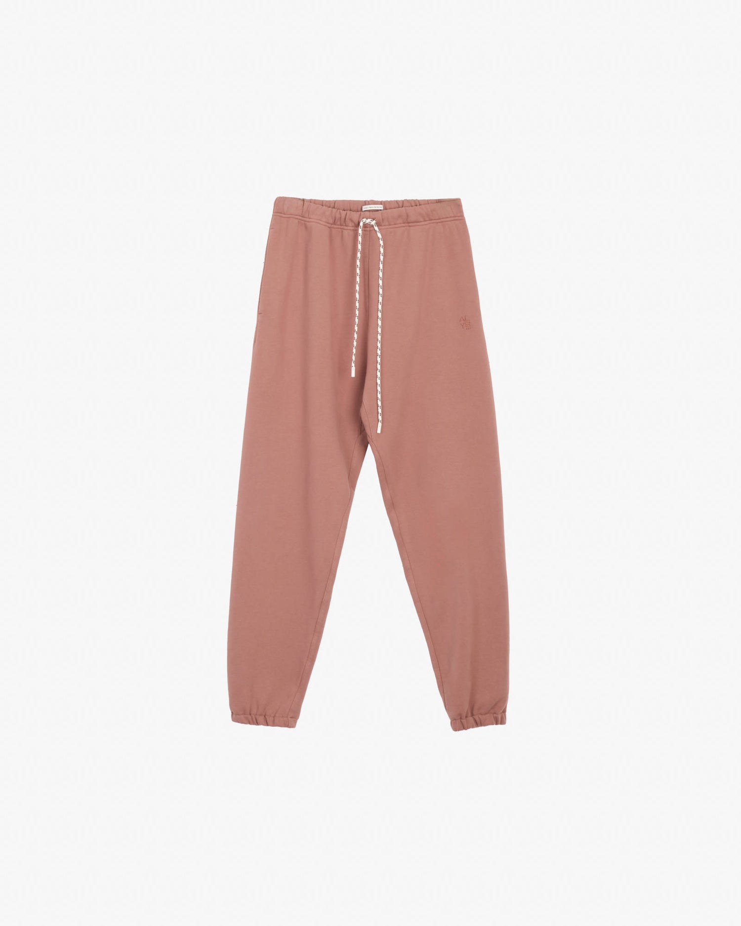 JOGGERS IN SWEATSHIRT WITH EMBROIDERY Blush