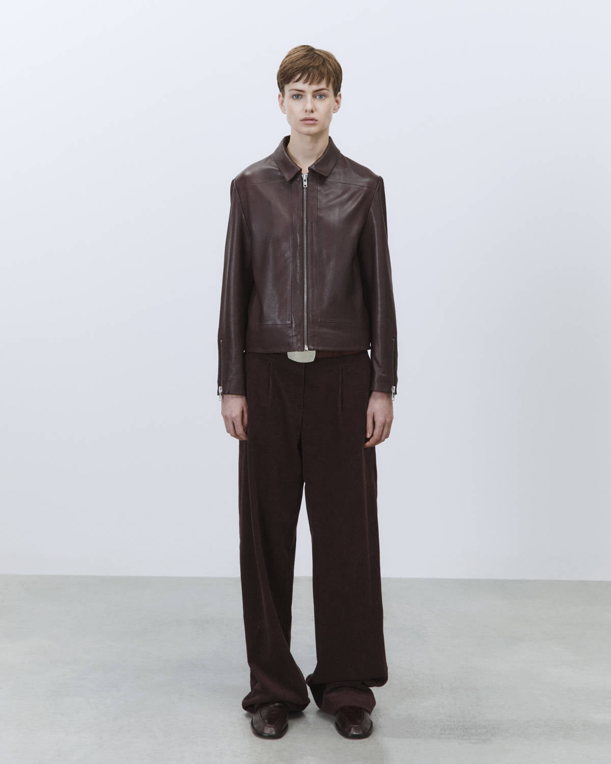 SHORT LEATHER JACKET