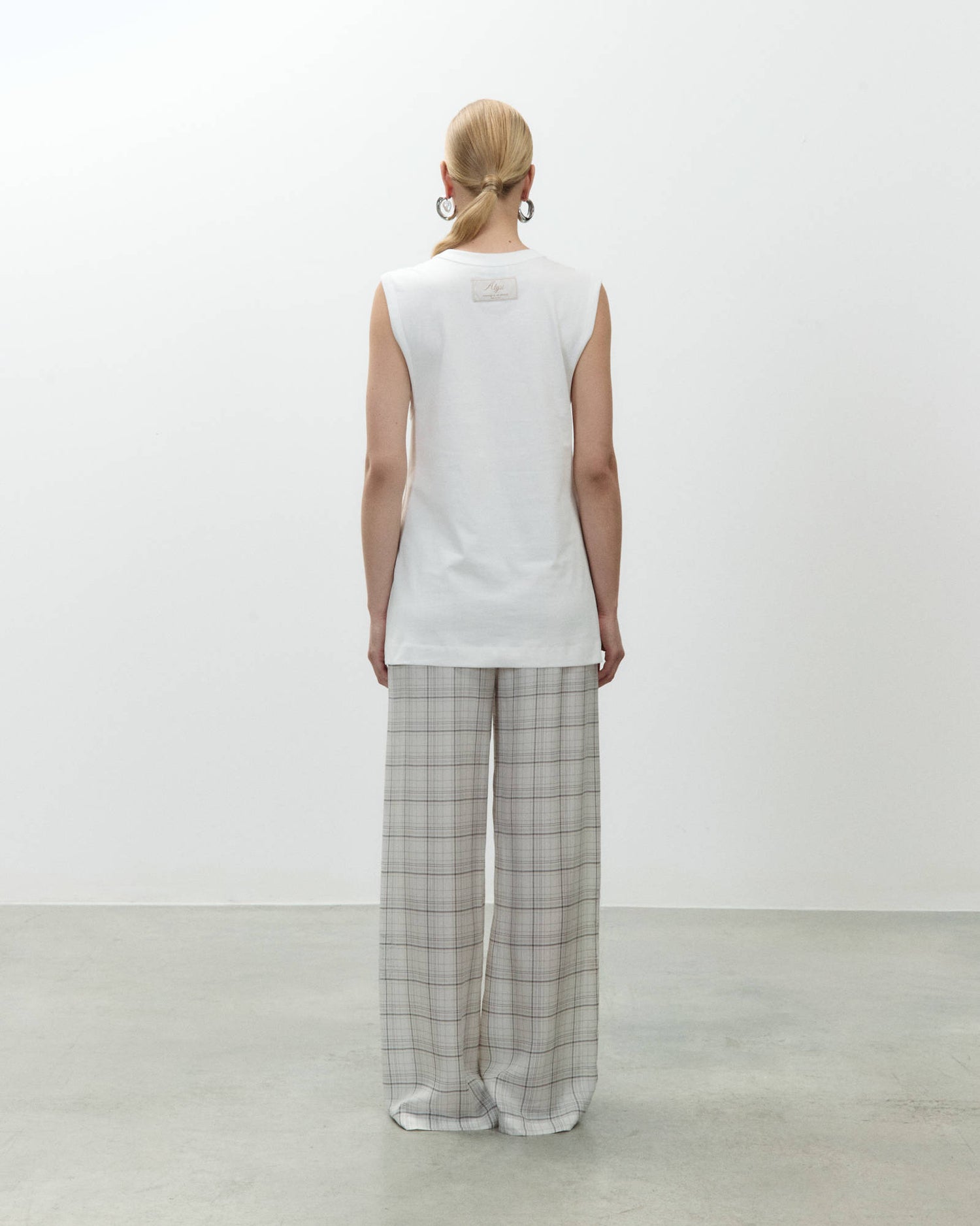 EMBROIDERED T-SHIRT TANK TOP