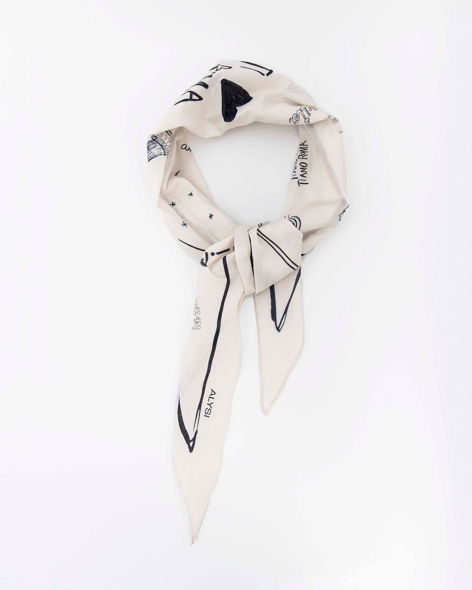I LOVE YOU ROME SCARF