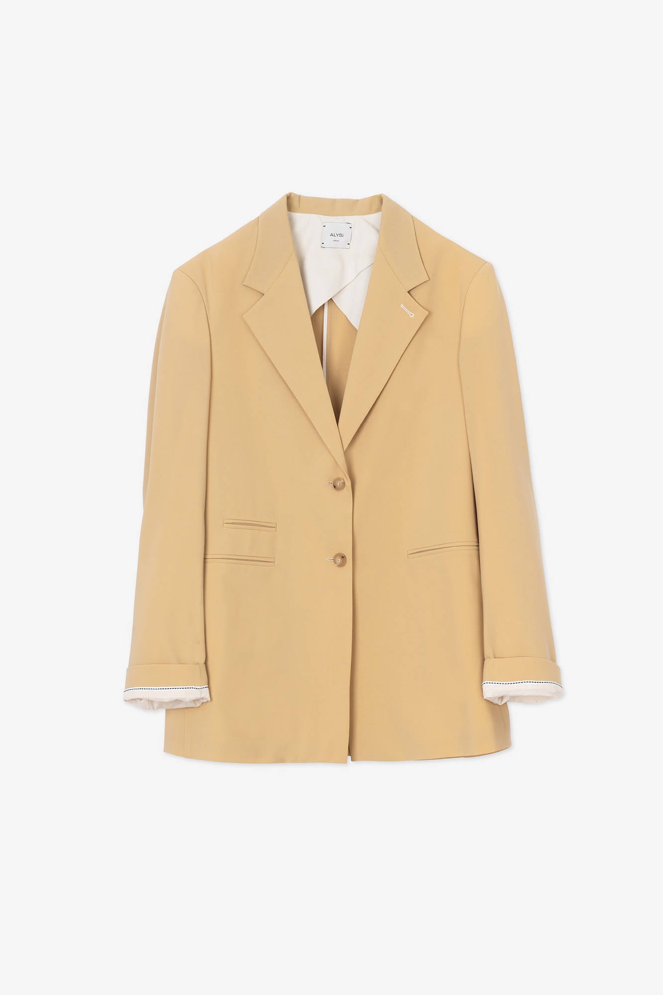 SAFARI WOOL CANVAS BLAZER