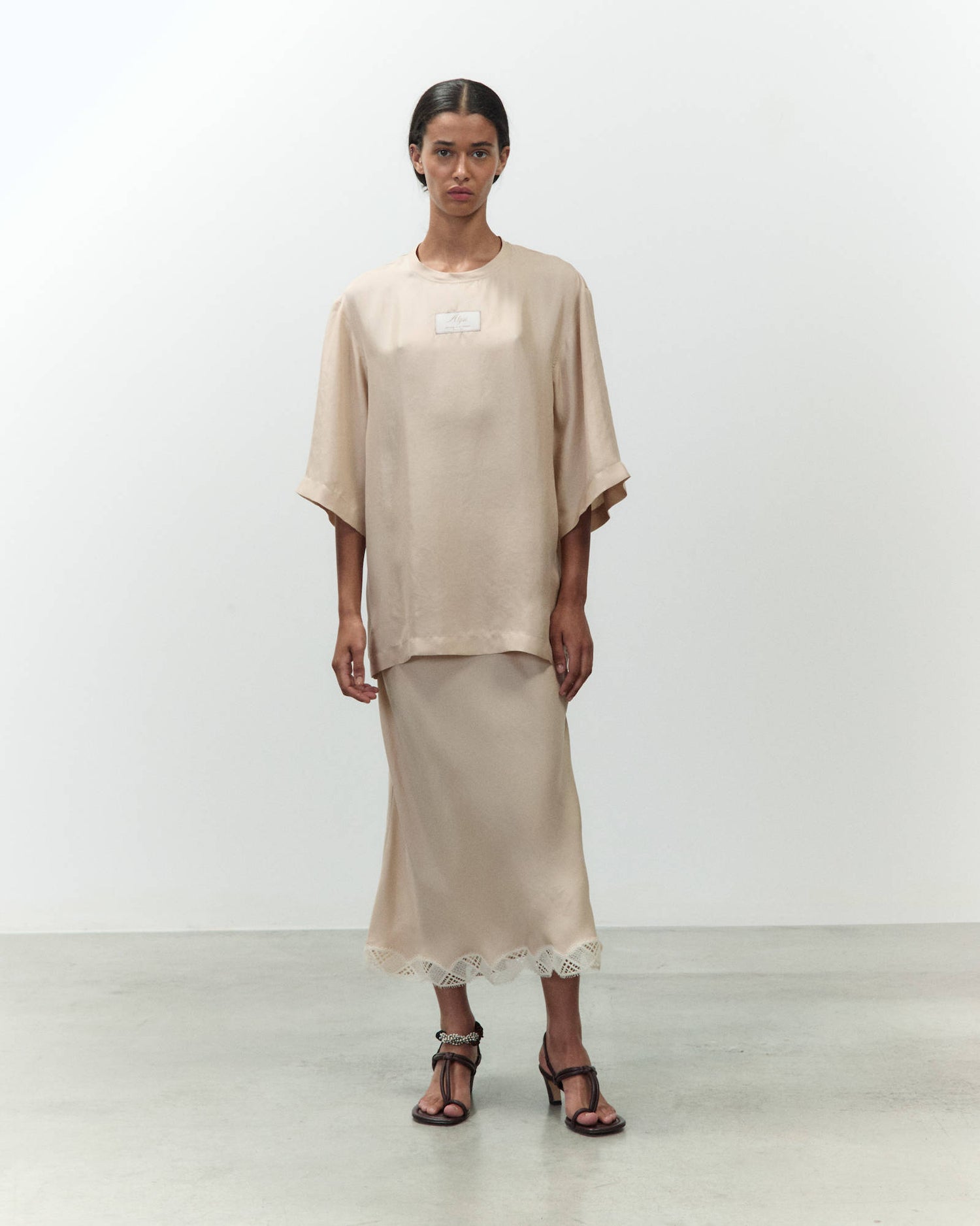 OVERSIZED TWILL BLOUSE