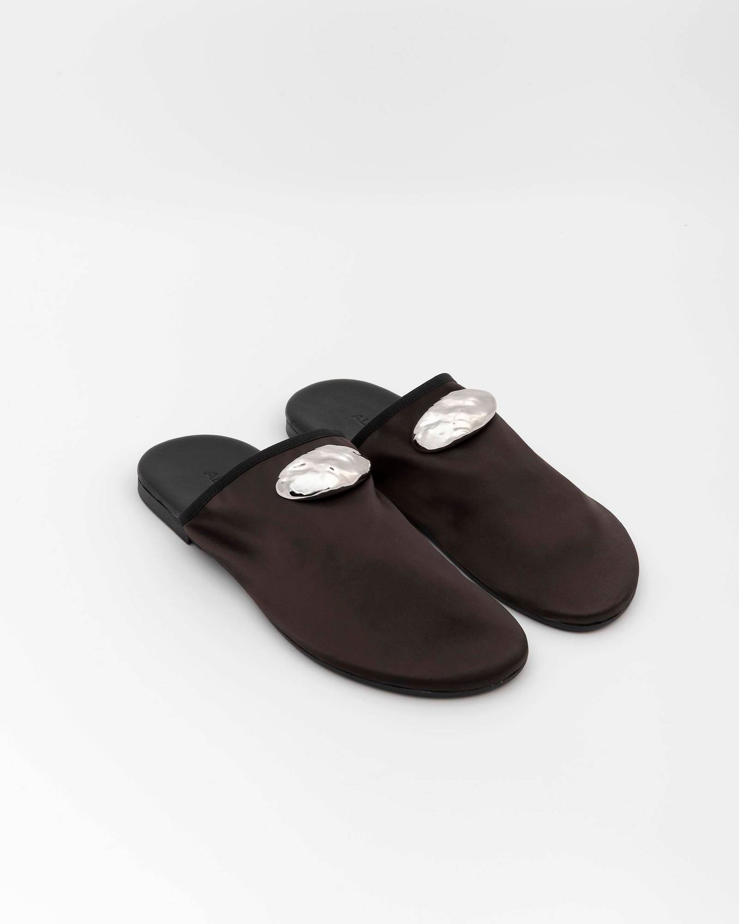 SATIN MULES