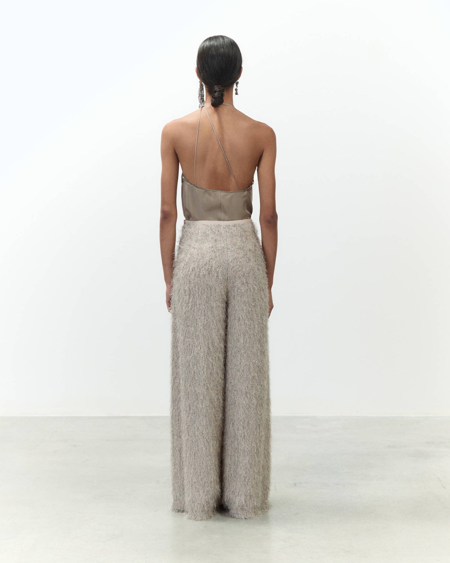 FRINGED POLKA DOT TROUSERS