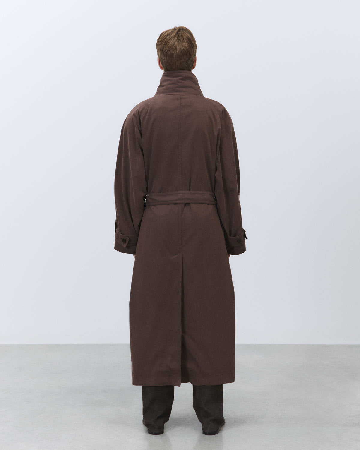 SOFT TOUCH NYLON MAXI TRENCH