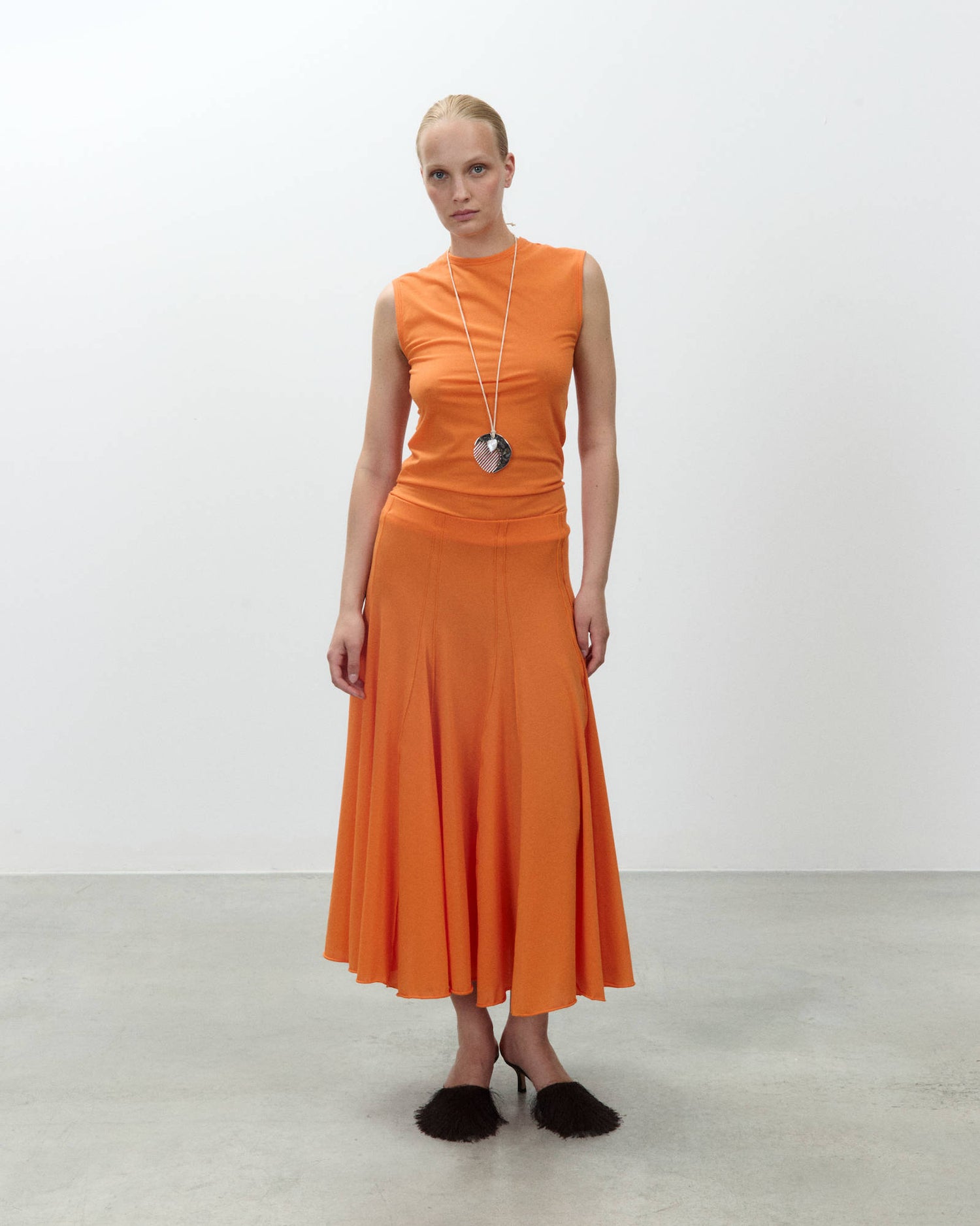 JERSEY SKIRT WITH PANELS