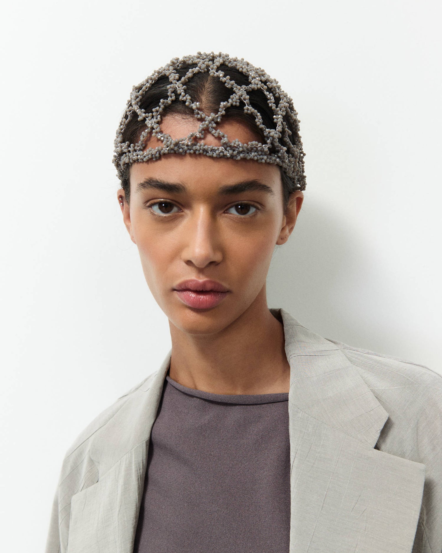 CAPPELLO CROCHET PERLINE