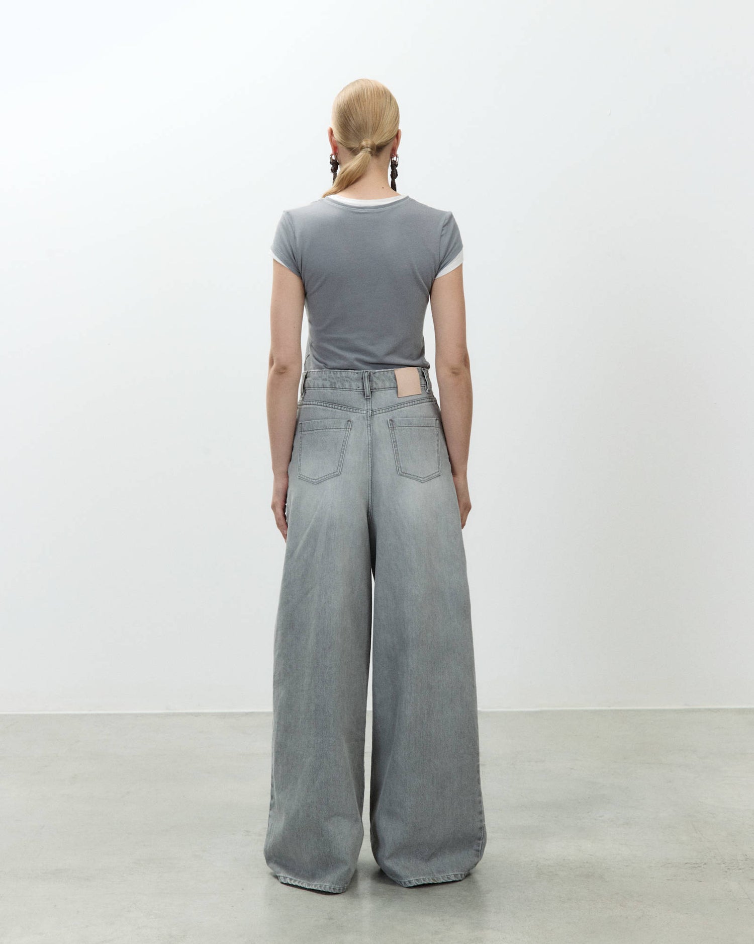 SUPER FLARE DENIM TROUSERS