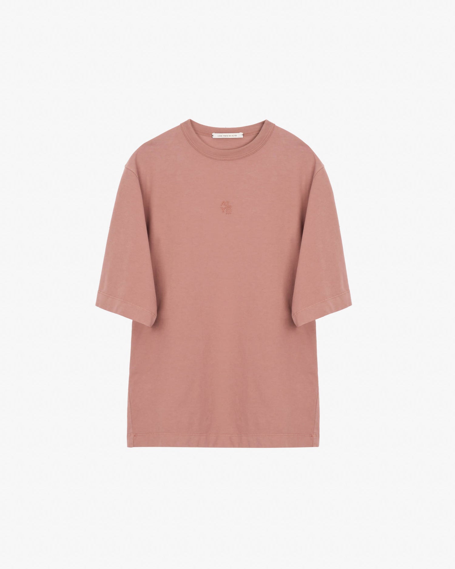 OVERSIZED T-SHIRT WITH Blush EMBROIDERY