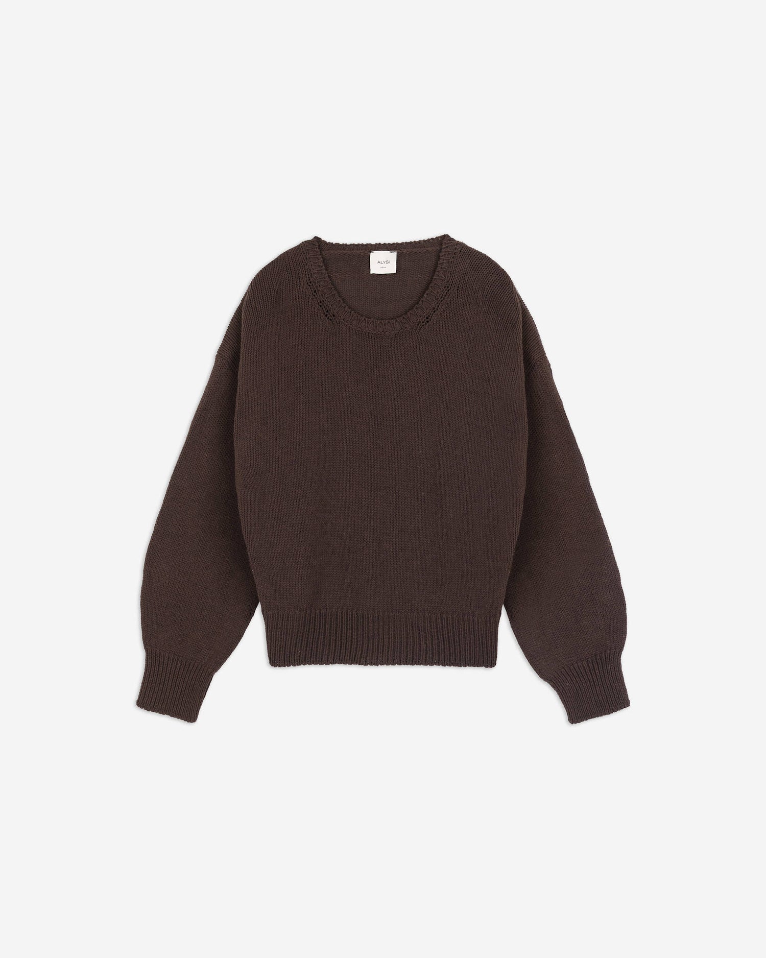 CREW NECK KNIT SWEATER