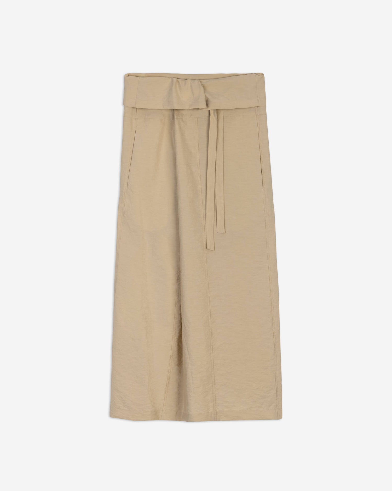 SILK CANVAS SKIRT