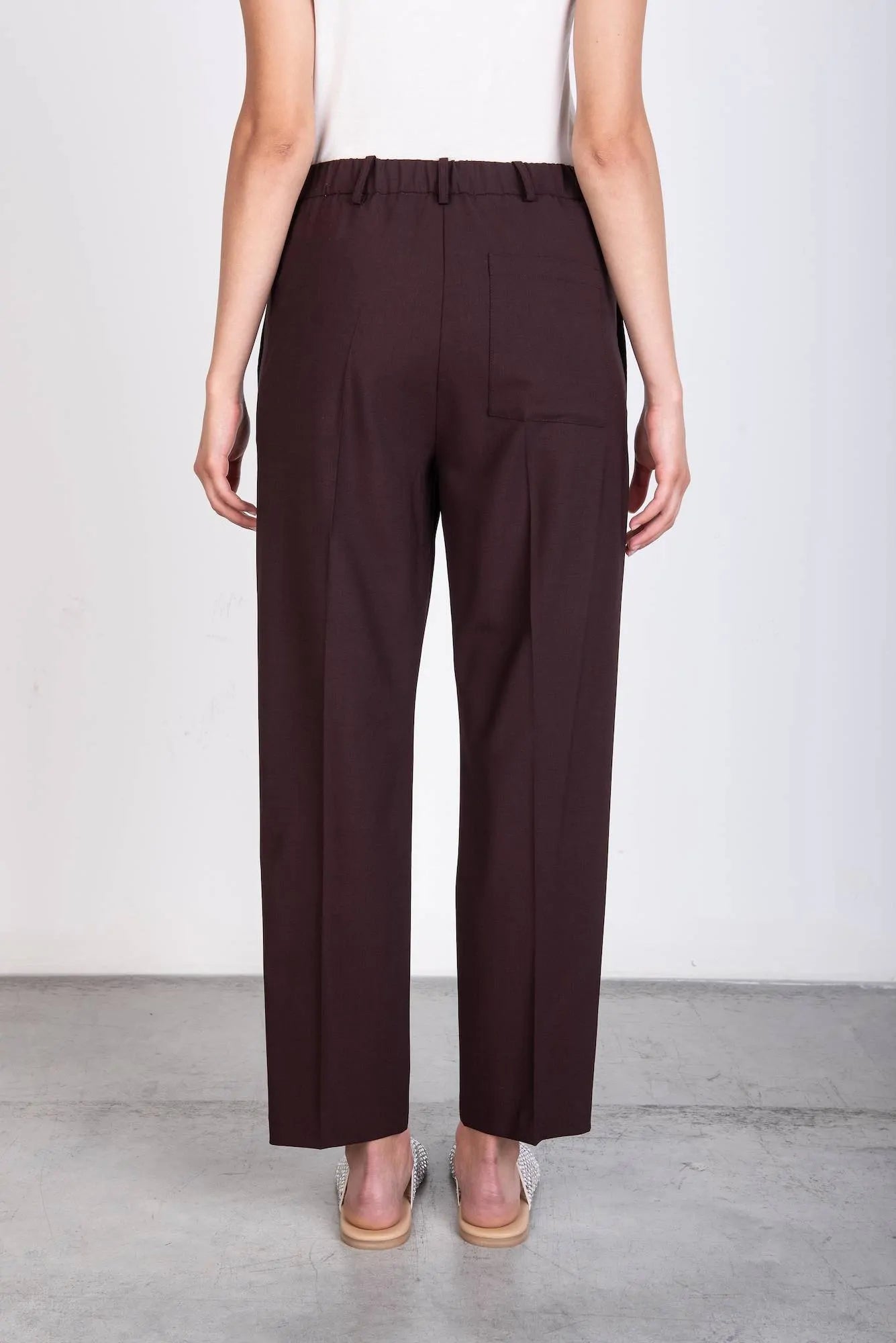 REGULAR WOOL TROUSERS