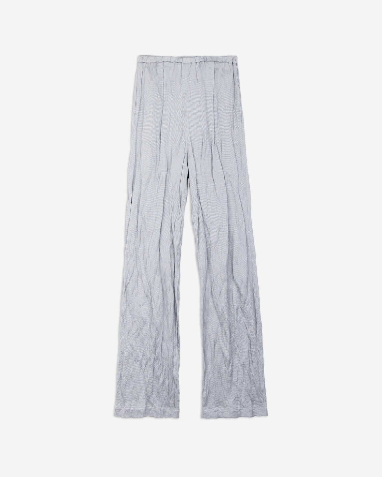 TEXTURED VISCOSE TROUSERS