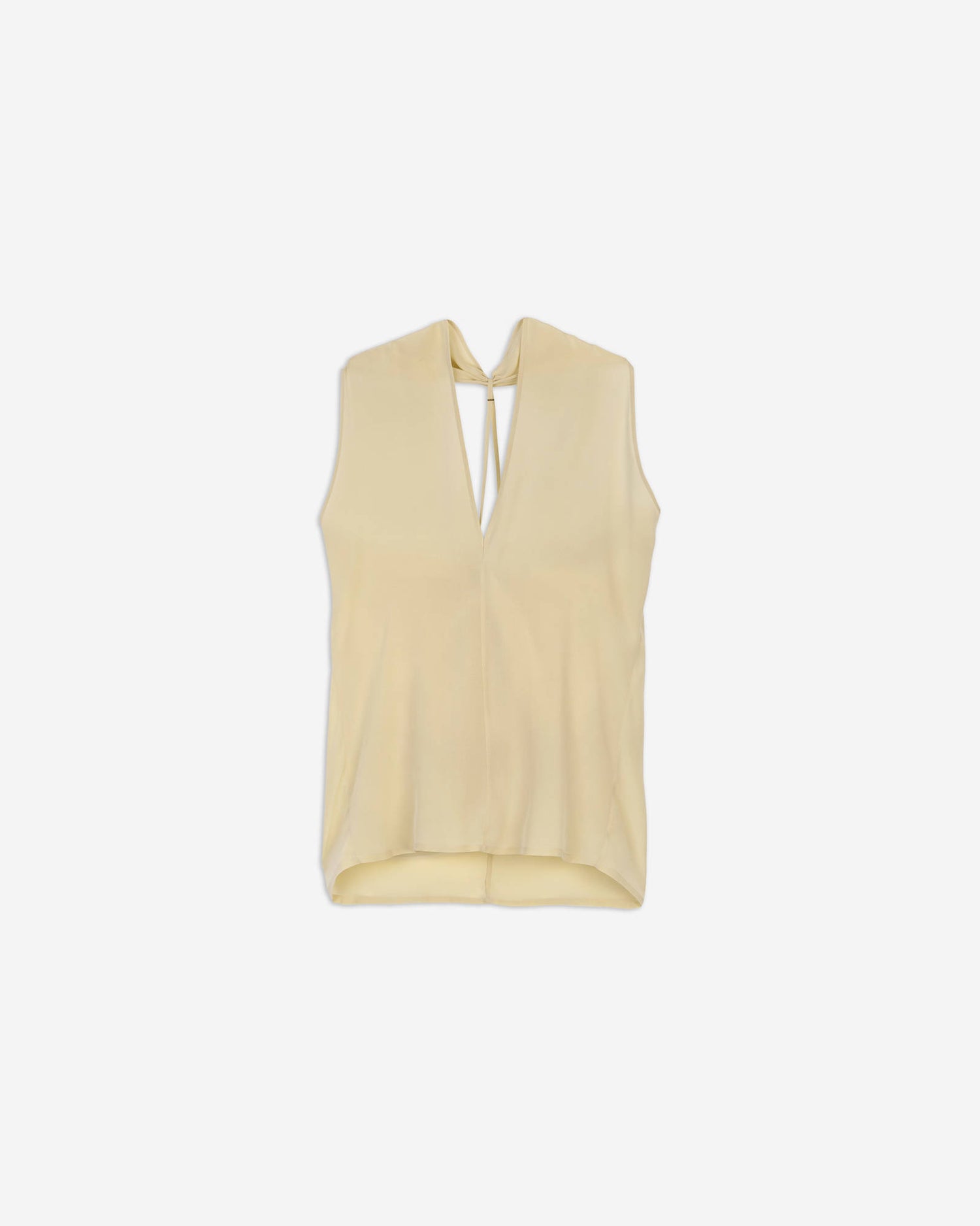 BACKLESS SILK TOP