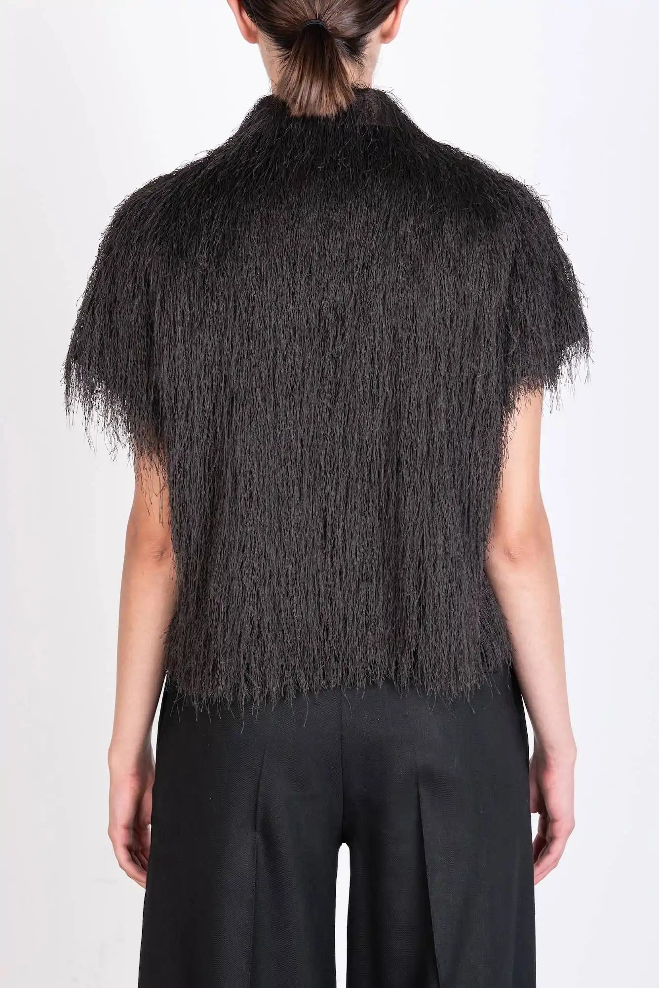 SHIRT WITH FRINGES