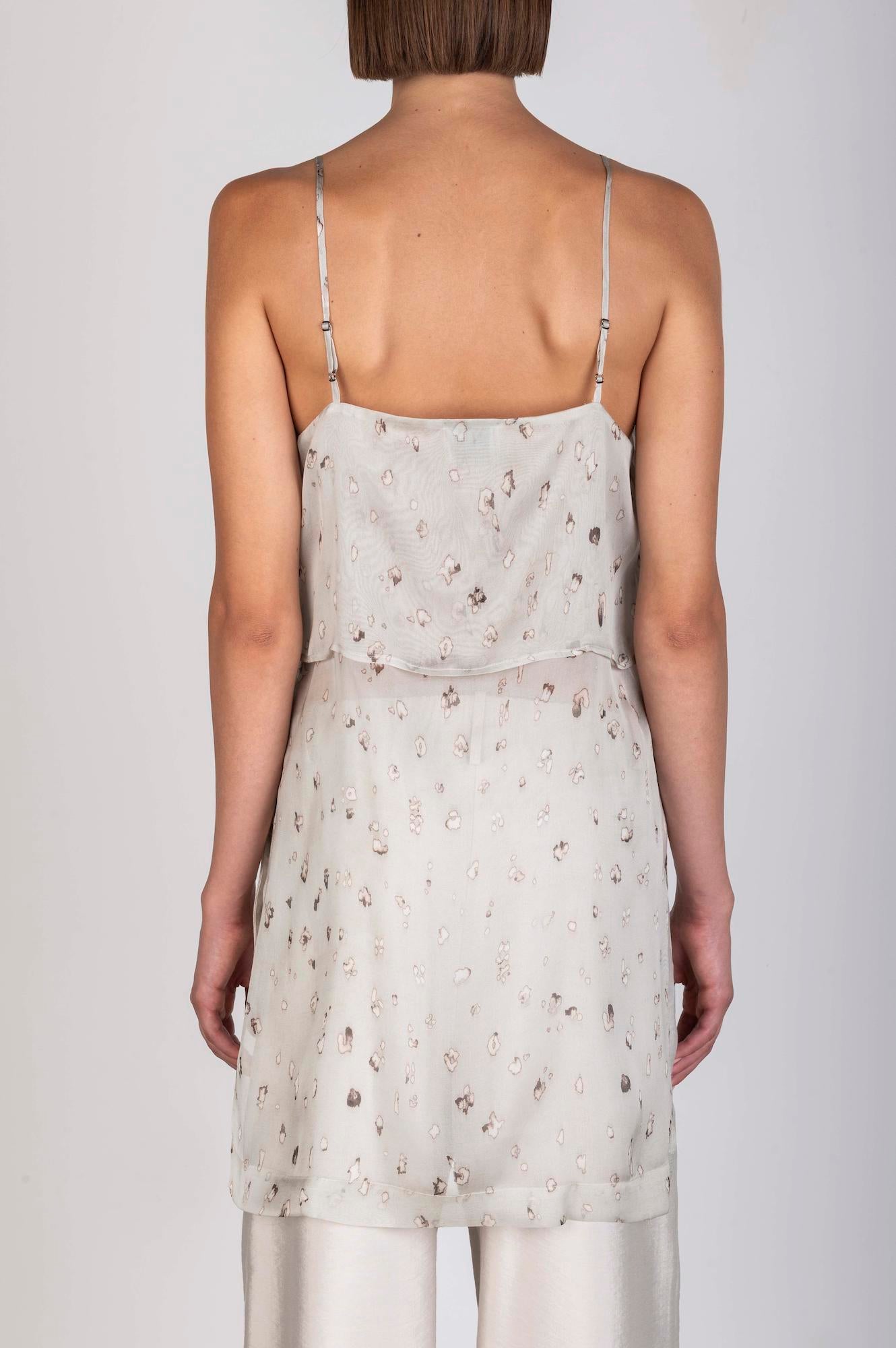 TOP FRECKLED PRINT LUNGO