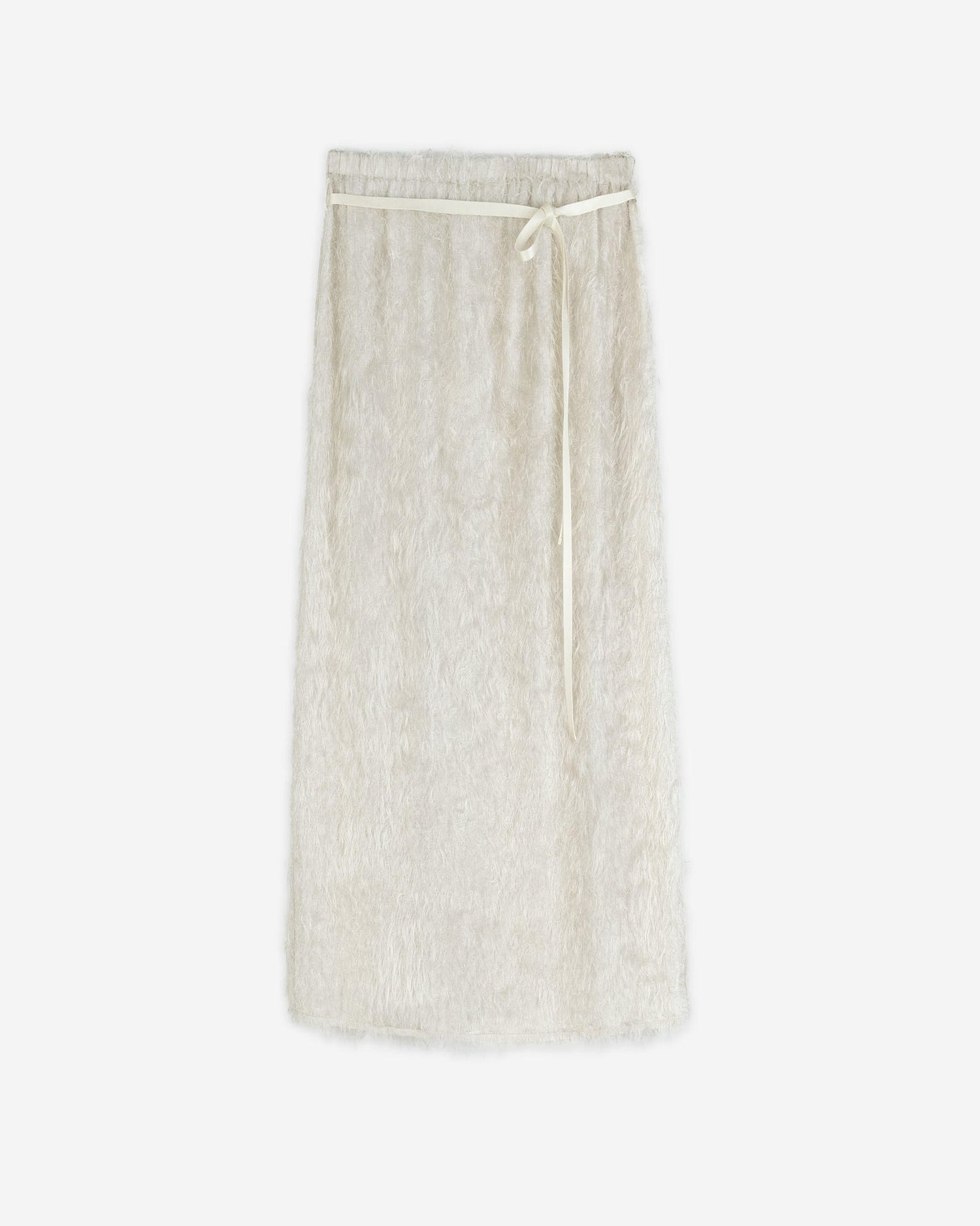 FRINGED MIDI SKIRT