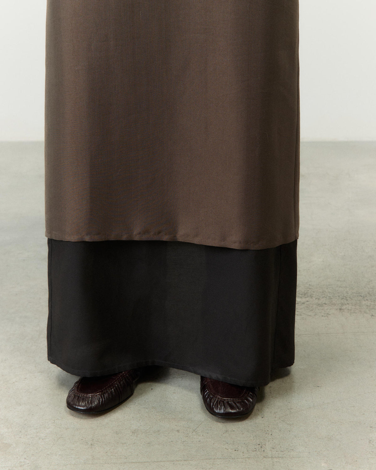 SATIN LINGERIE SKIRT