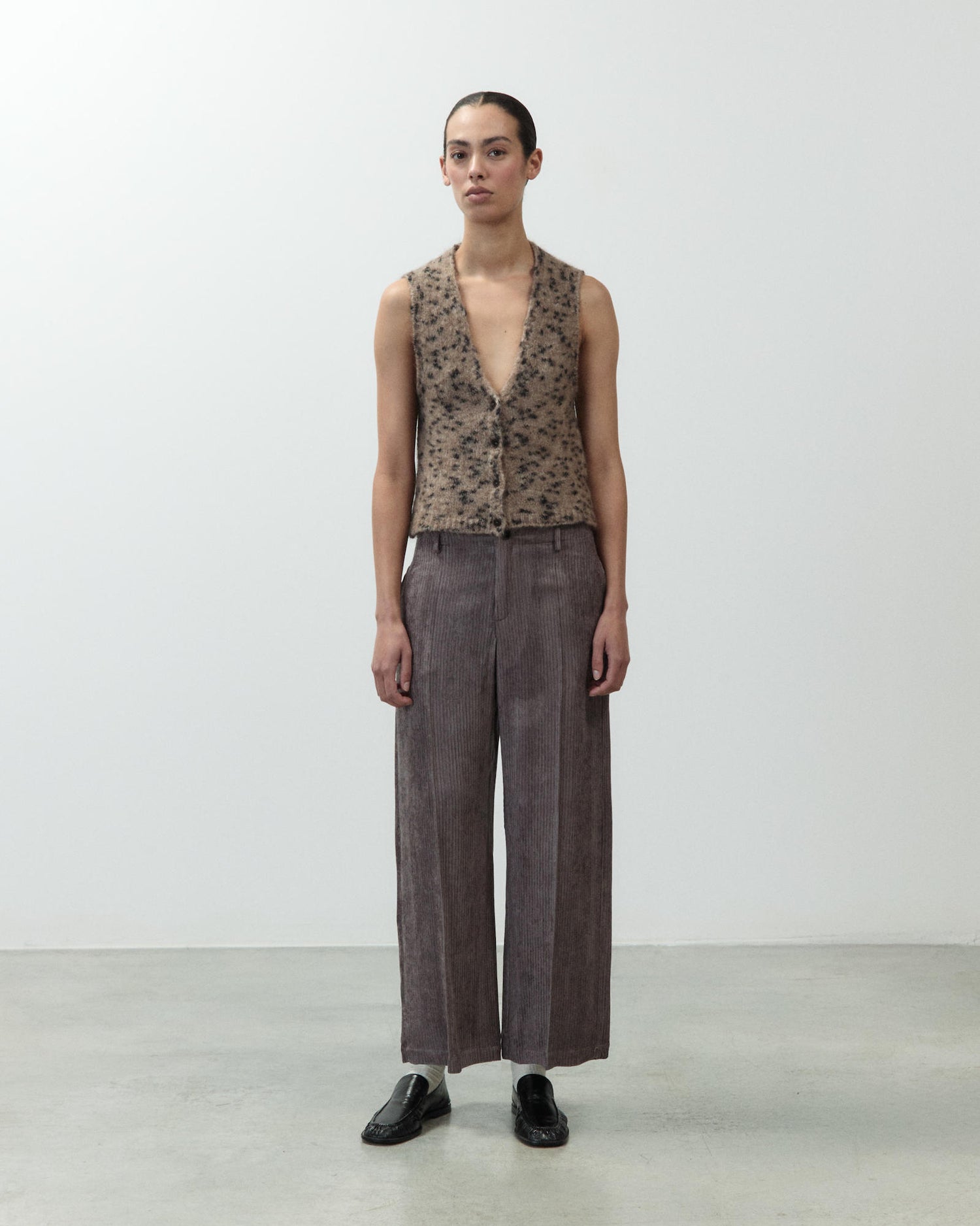 PANTALONE AMPIO IN VELLUTO