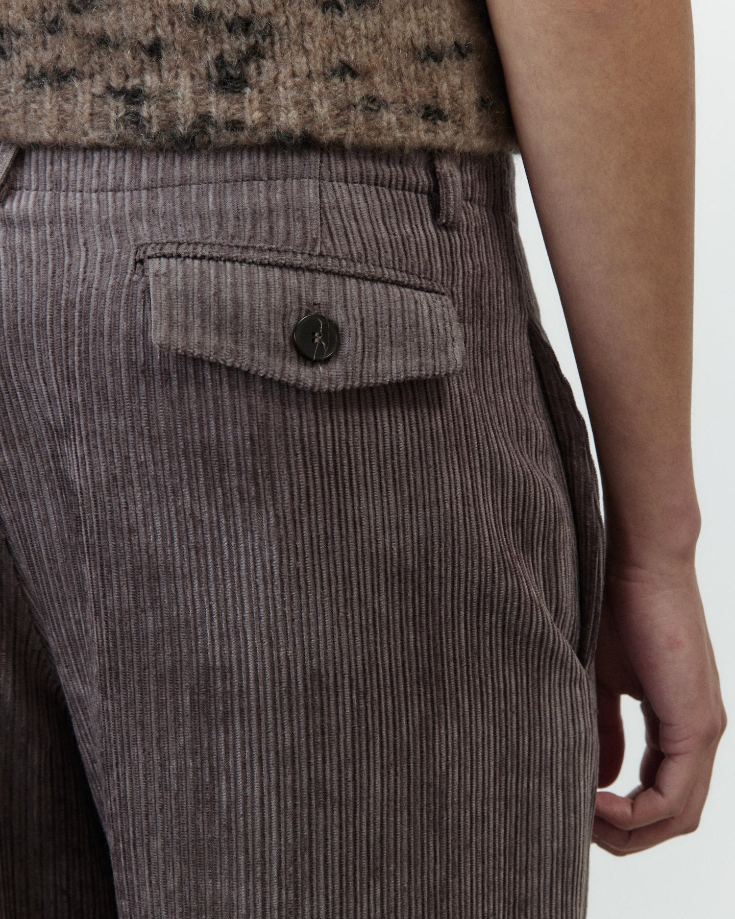 PANTALONE AMPIO IN VELLUTO