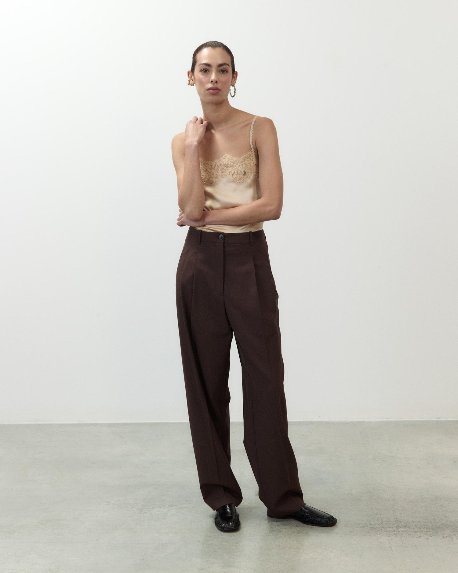 TAILORED WOOL TROUSERS