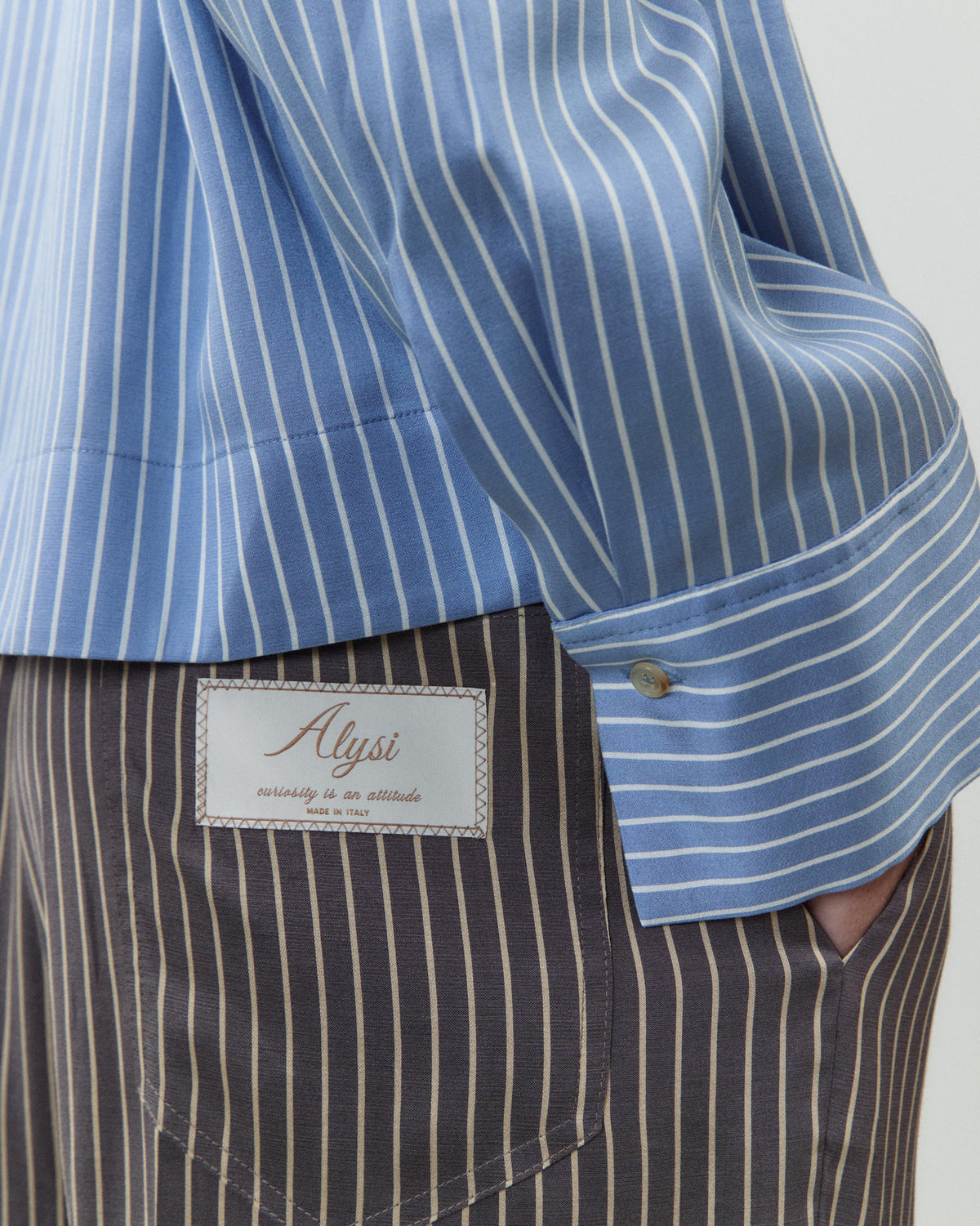 STRIPED TROUSERS