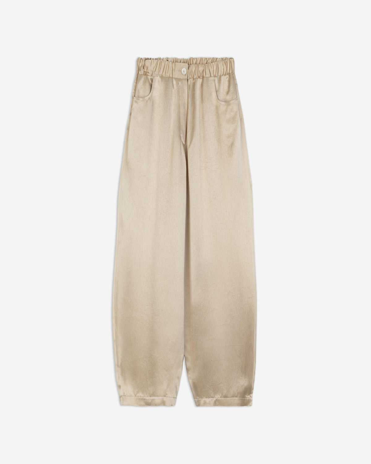 WIDE-LEG SATIN TROUSERS