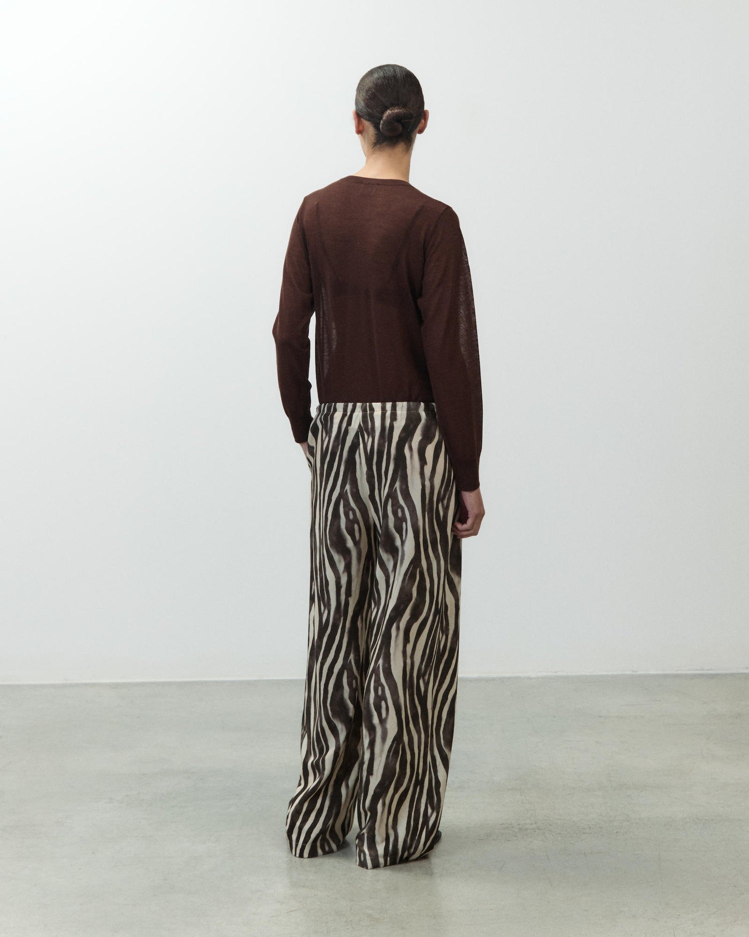 WIDE PRINTED TROUSERS