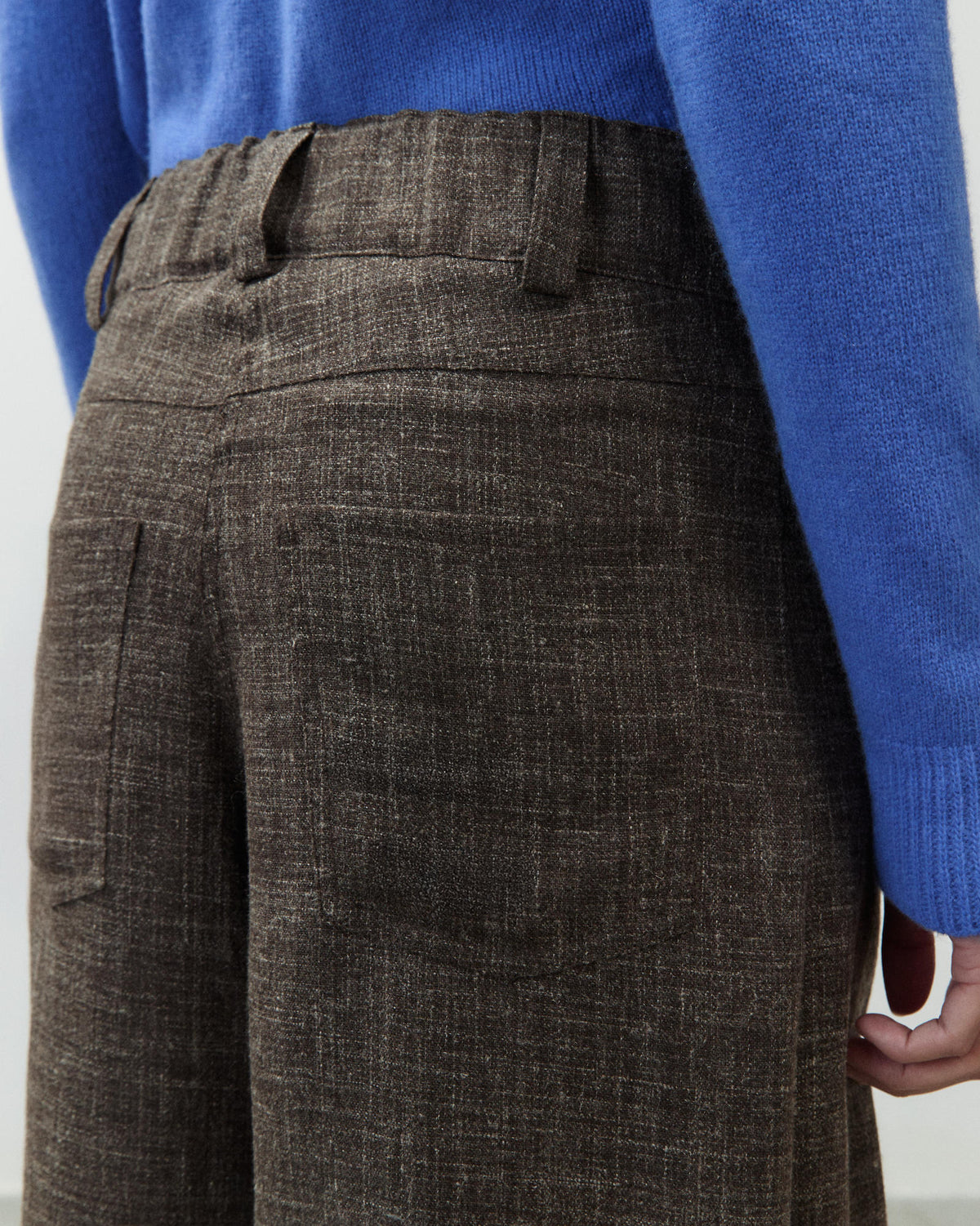 5-POCKET WOOL TROUSERS
