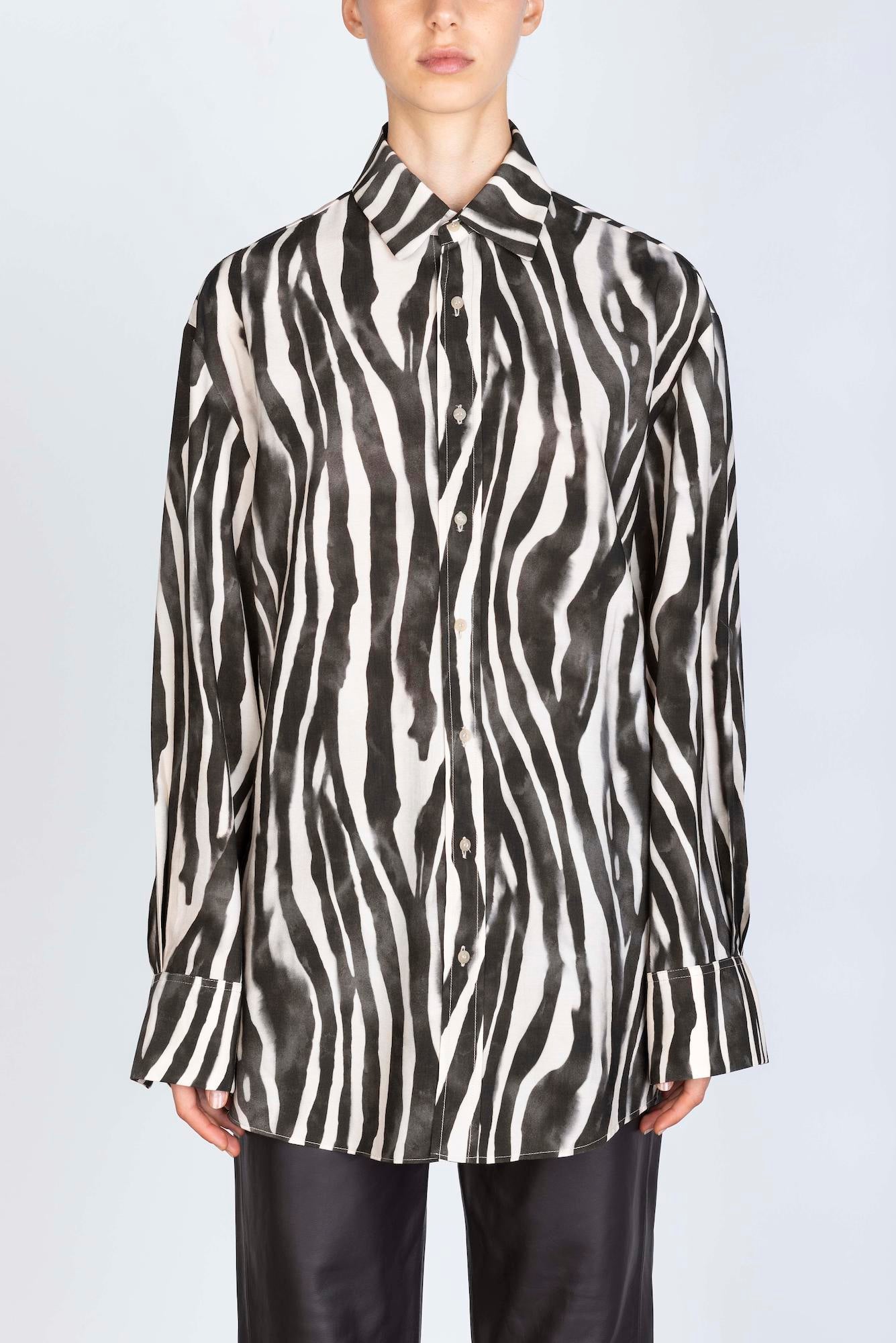 PRINTED VISCOSE SHIRT