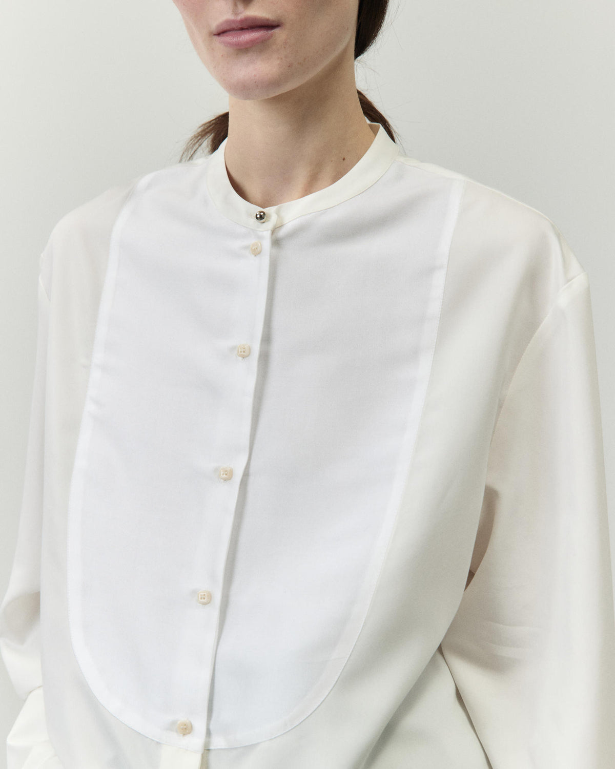 LONG CREW-NECK SHIRT