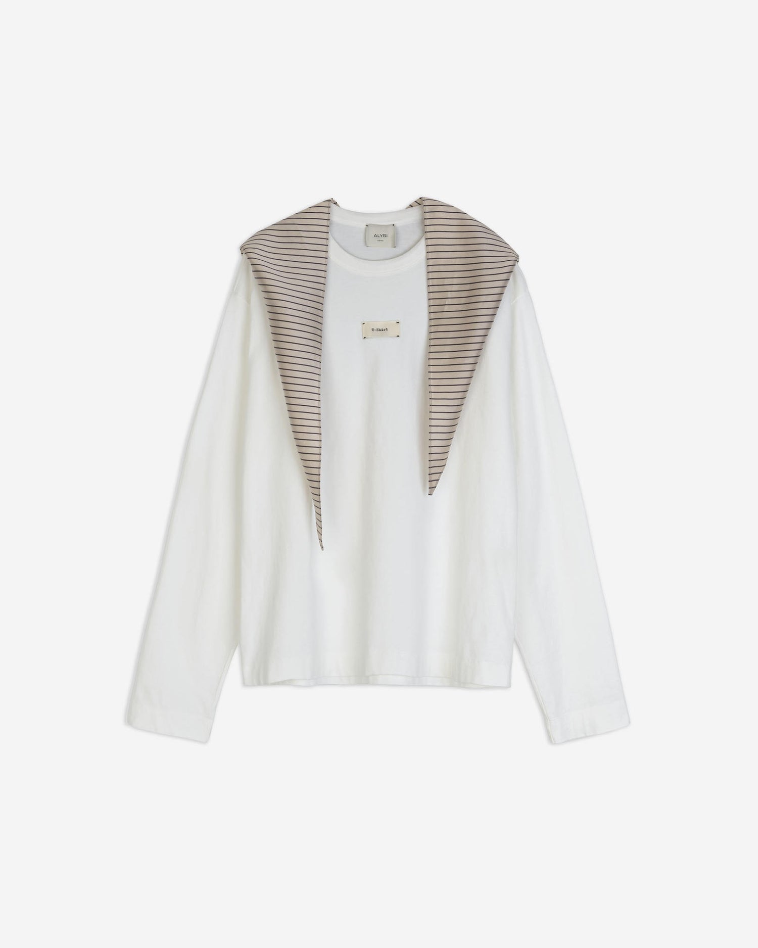 T-SHIRT WITH SCARF