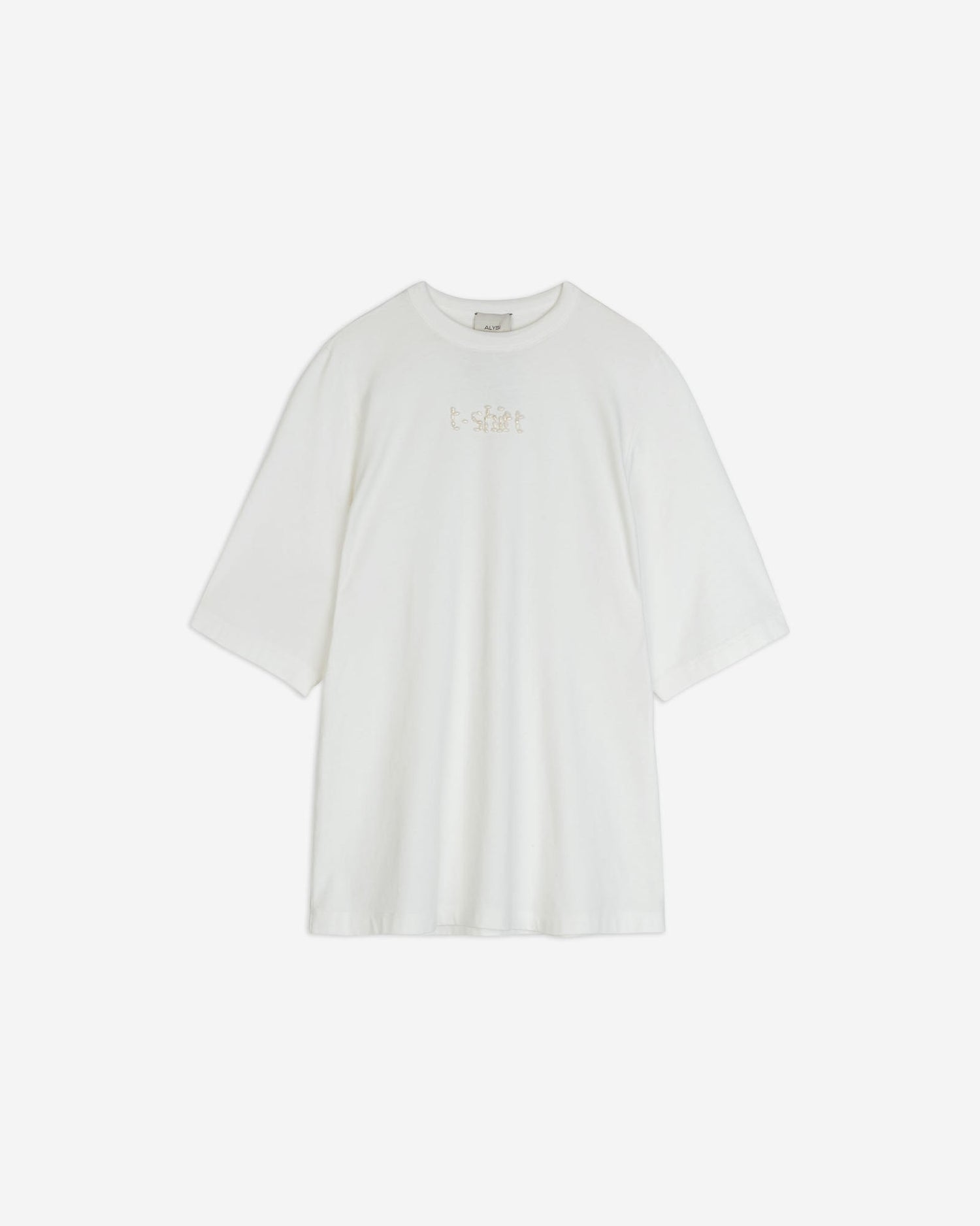 T-SHIRT WITH PEARL EMBROIDERY