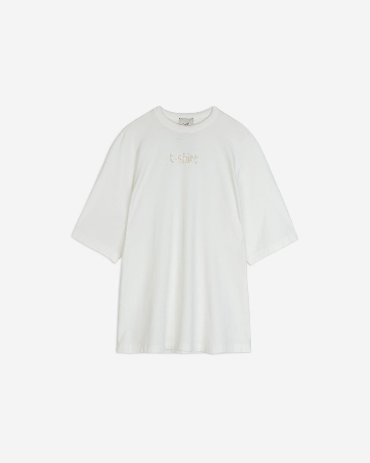 T-SHIRT WITH PEARL EMBROIDERY