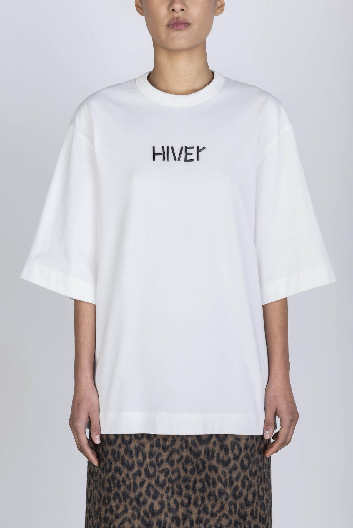 T-SHIRT WITH EMBROIDERY AND PRINT