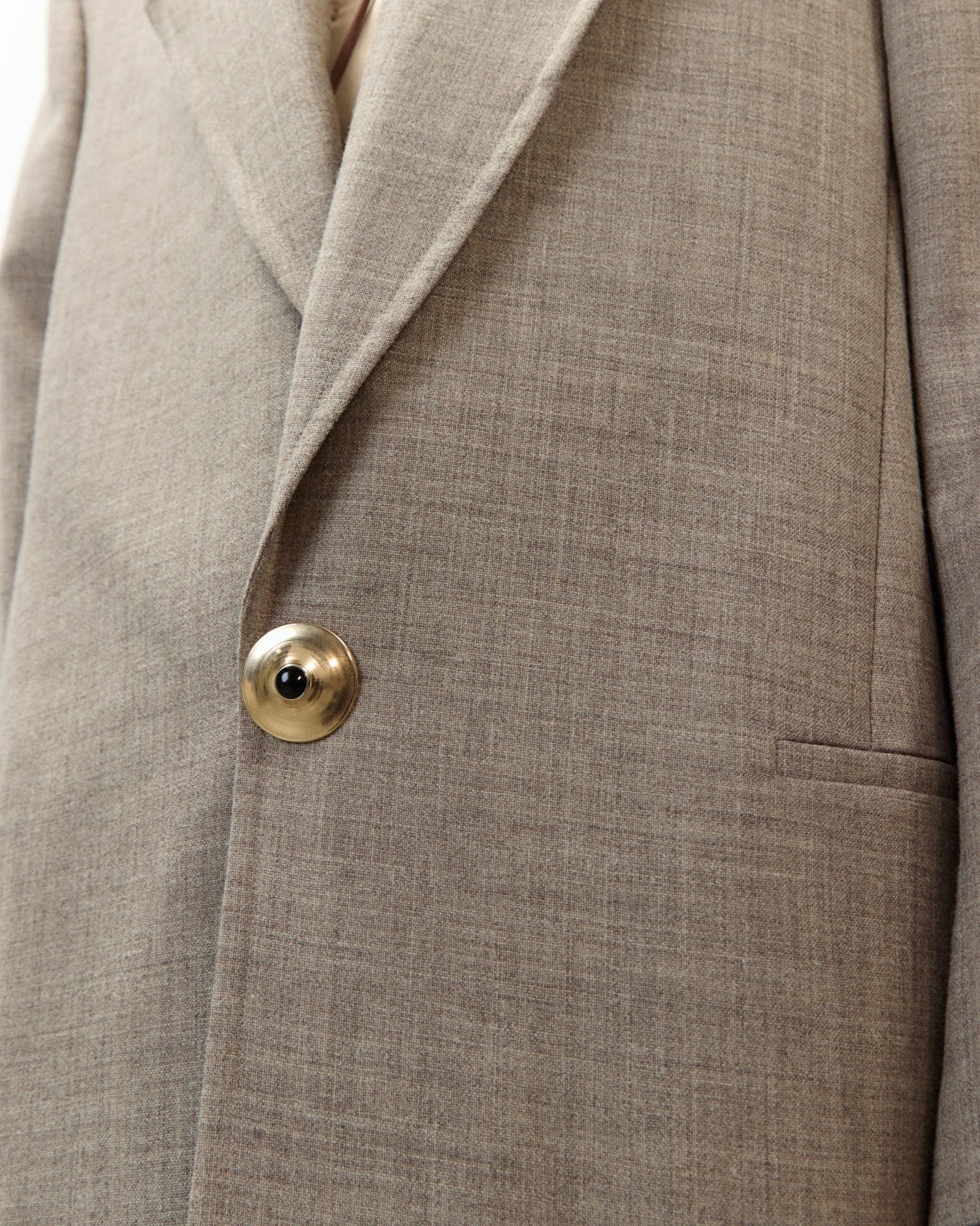 OVERSIZED MELANGE WOOL BLAZER
