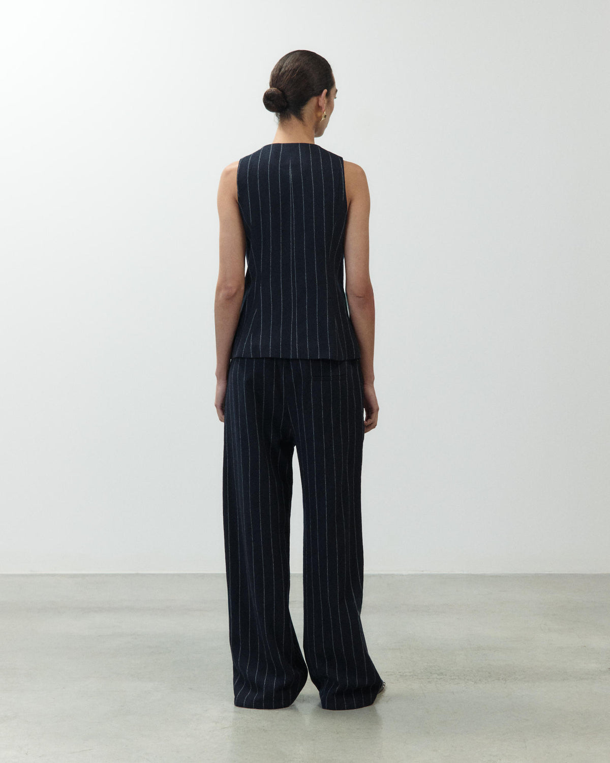 PINSTRIPE SLIM FIT WAISTCOAT
