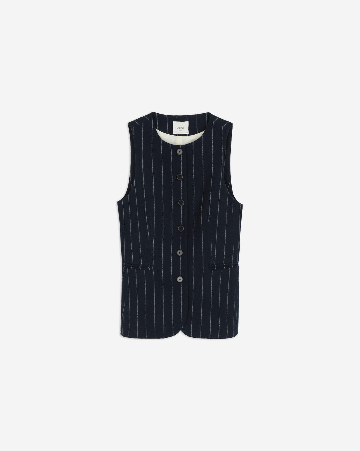 PINSTRIPE SLIM FIT WAISTCOAT