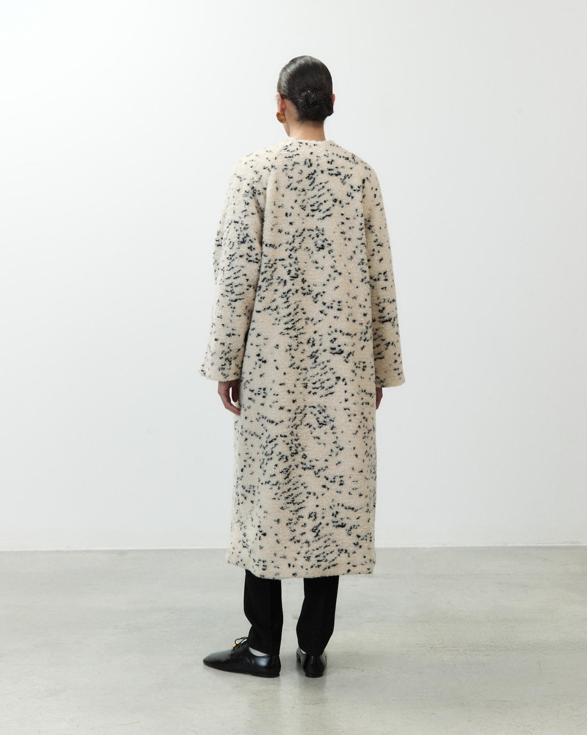 MELANGE TEDDY COAT