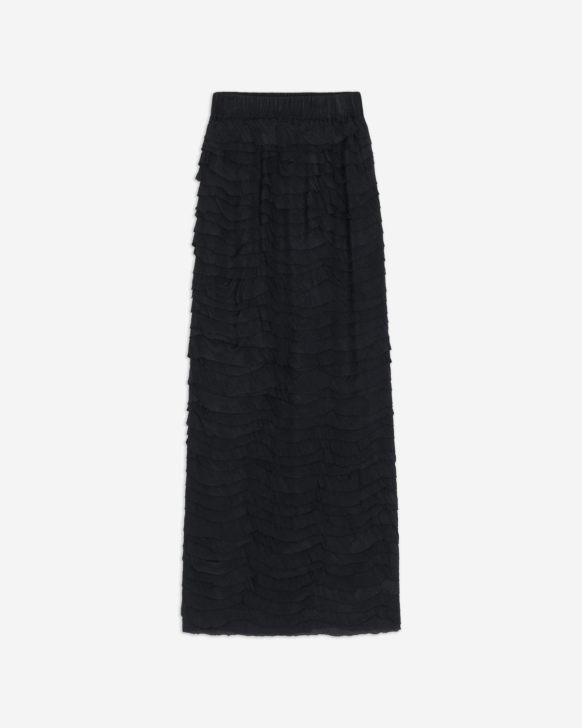 MIDI SKIRT WITH RUFFLES