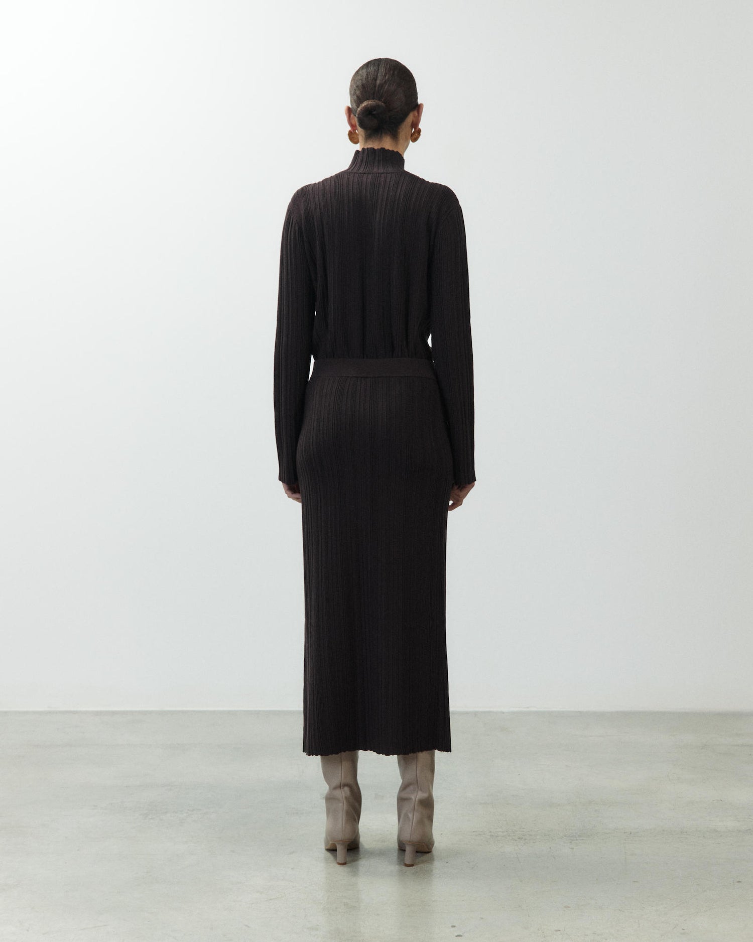 KNITTED MIDI SKIRT
