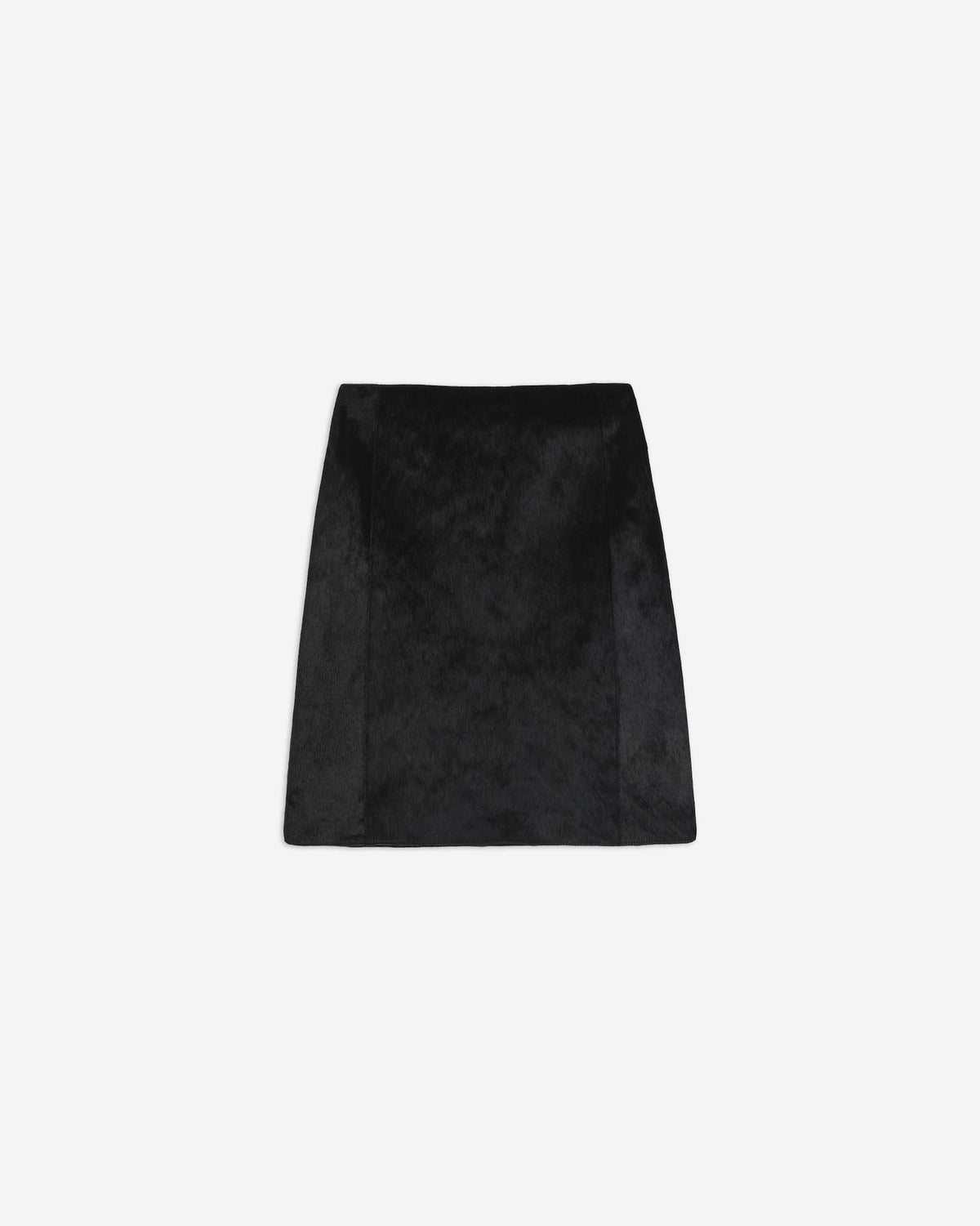 PONY HAIR MINISKIRT