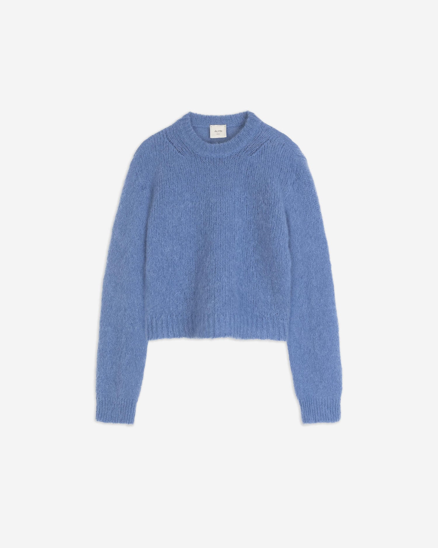 MOHAIR CREW NECK SWEATER