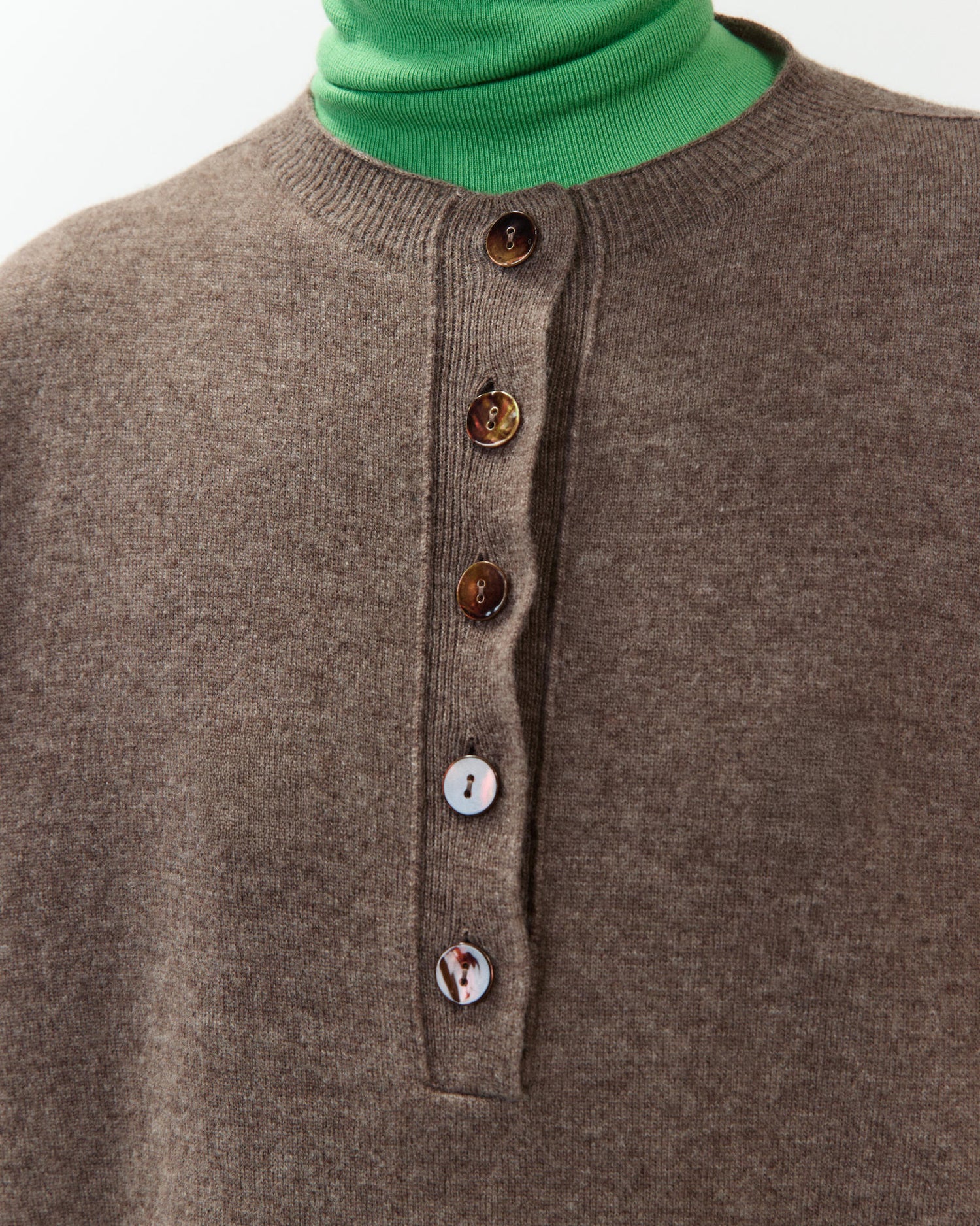 CASHMERE GRANDAD SHIRT