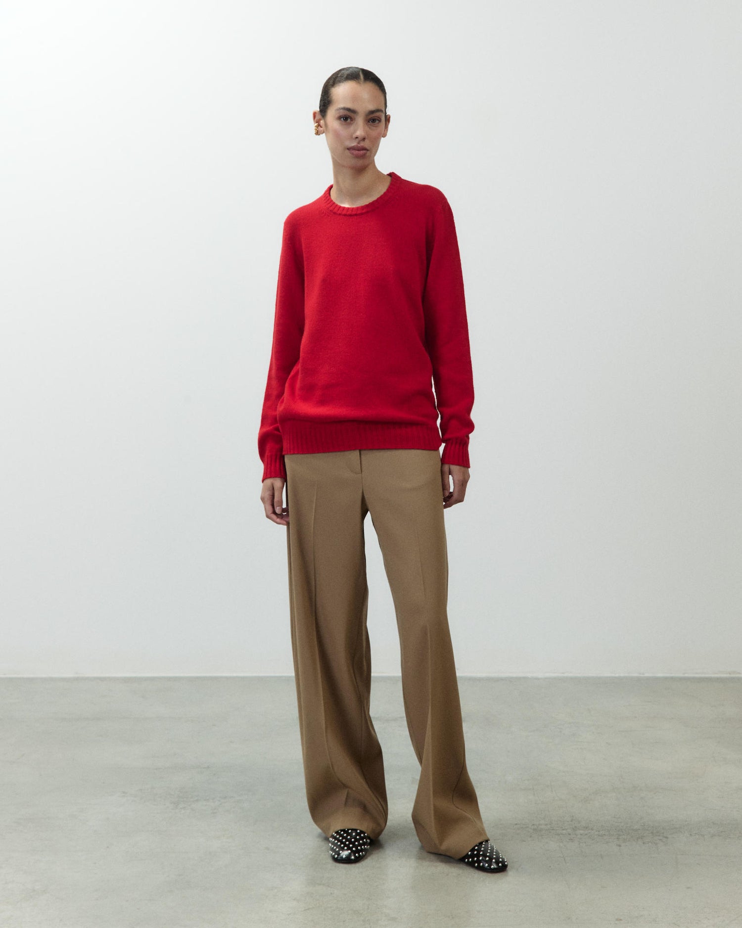 PULLOVER GIROCOLLO IN CACHEMIRE