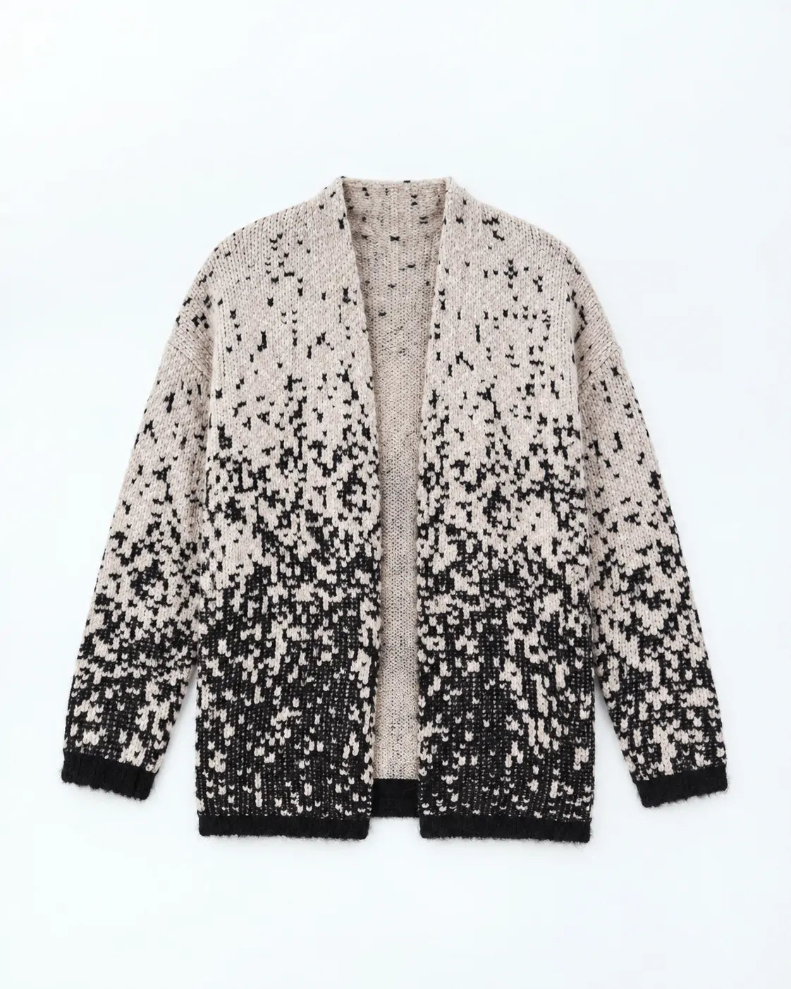 CHENILLE KNIT CARDIGAN NO BUTTON