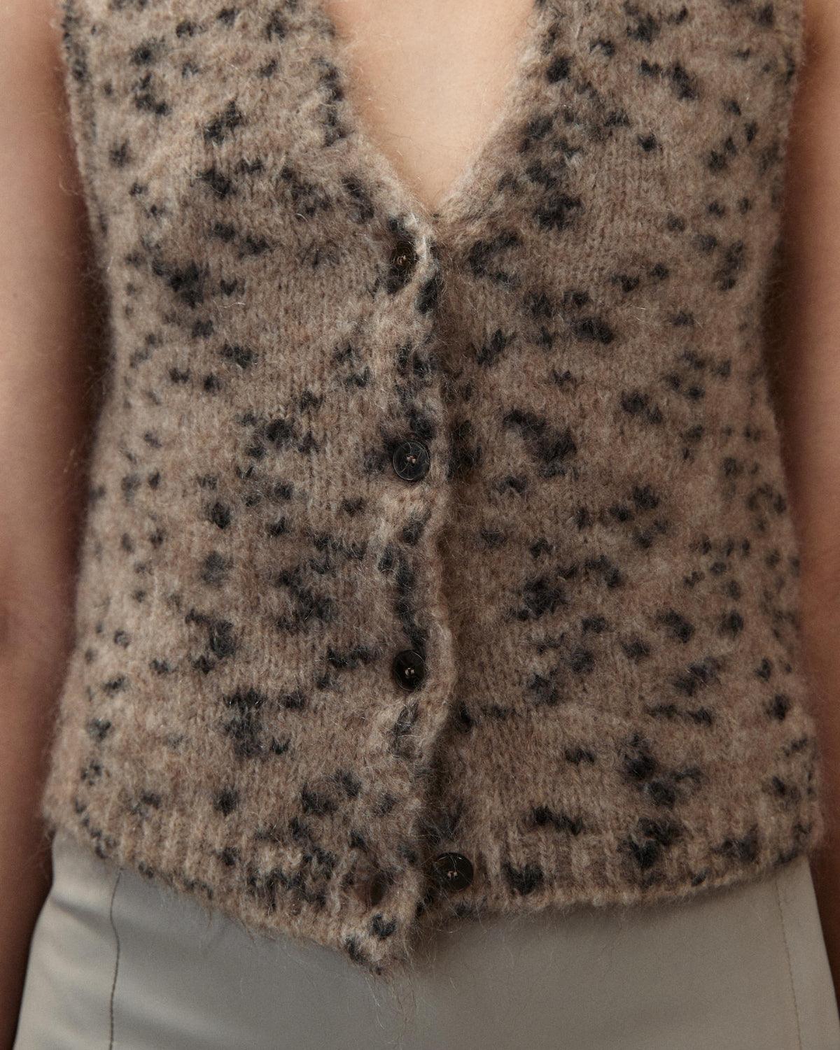 MOHAIR BLEND CARDIGAN